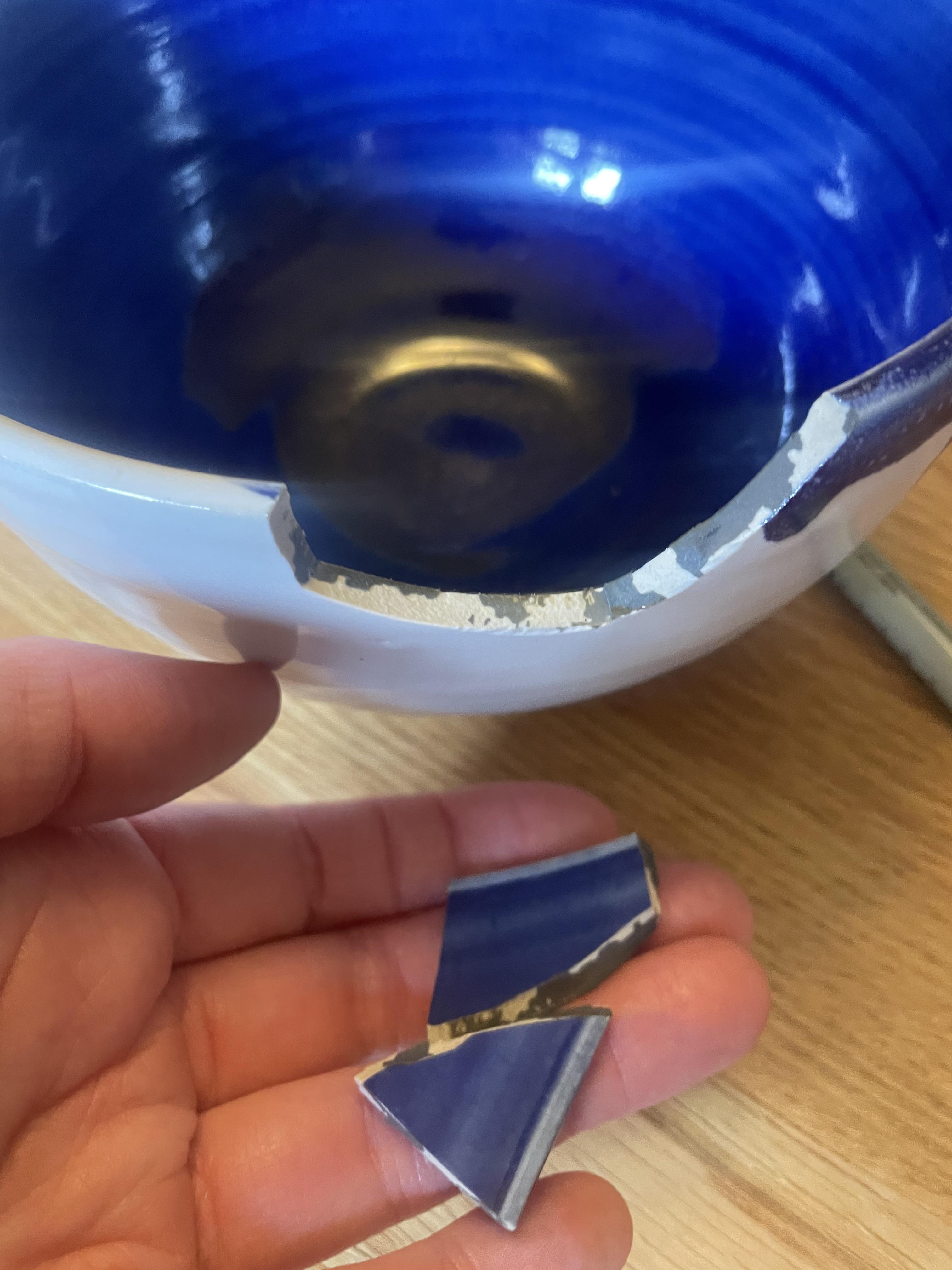 Anyone know of a glue/adhesive/epoxy that is food safe to glue a ceramic bowl back together? r