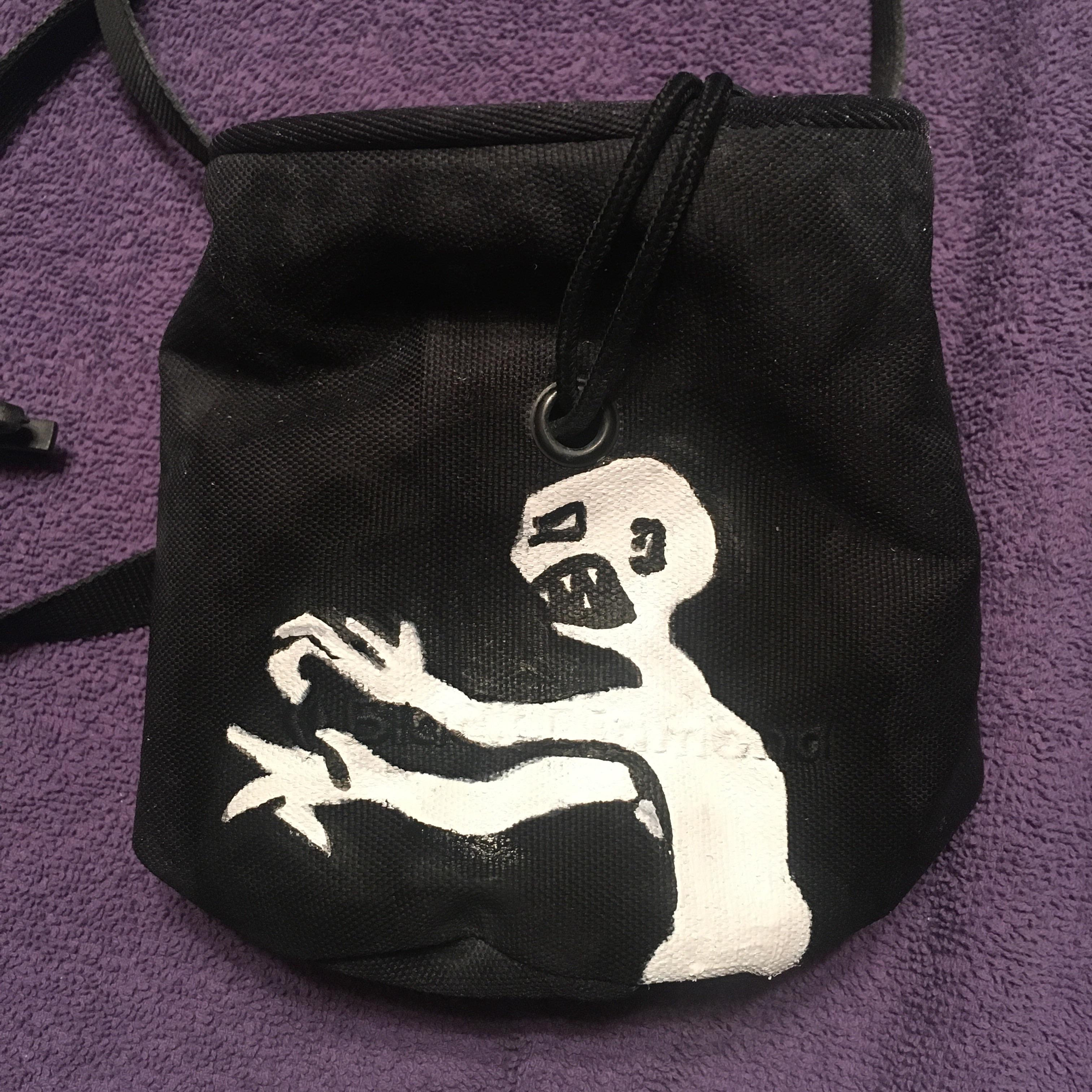 My chalk bag wasn’t quite nerdy enough, but I fixed it! r/climbing