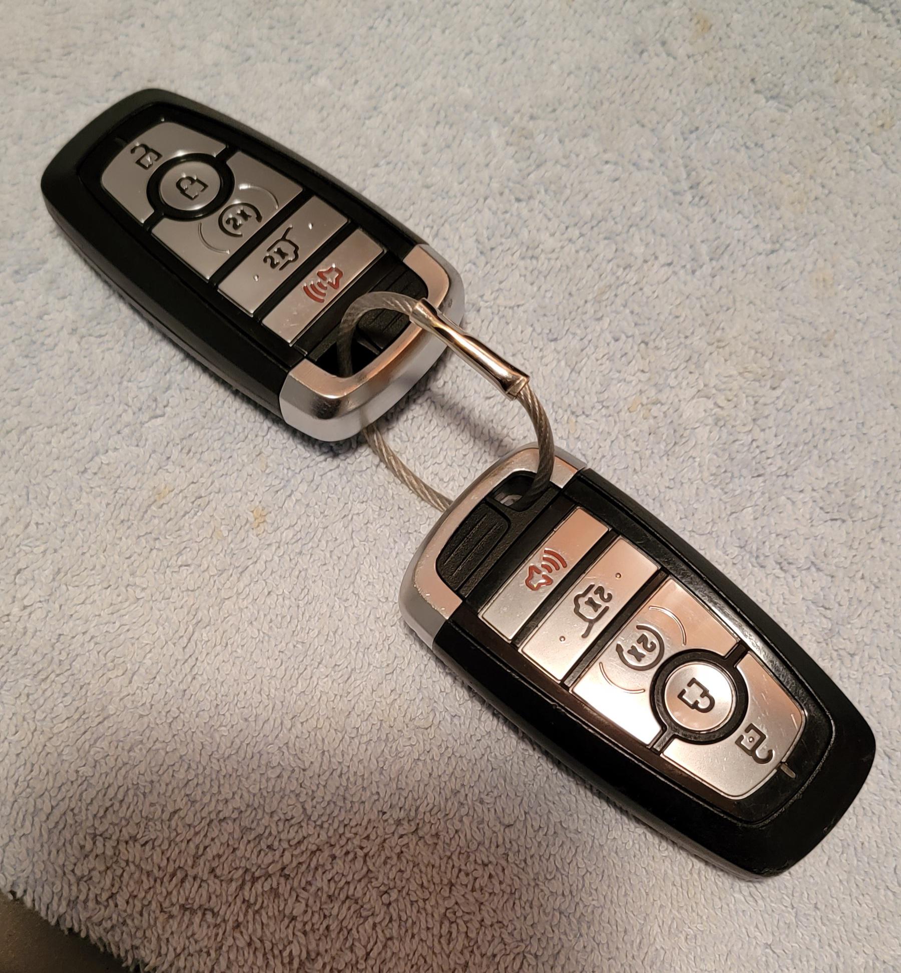 Enterprise rental car fobs. Thanks for giving me a spare, but if they