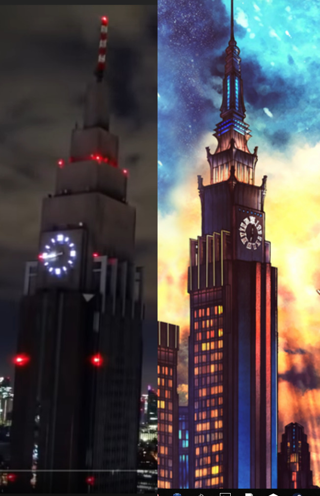 [KH3] The Clock Tower Skyscraper in the Cover art seems to be inspired