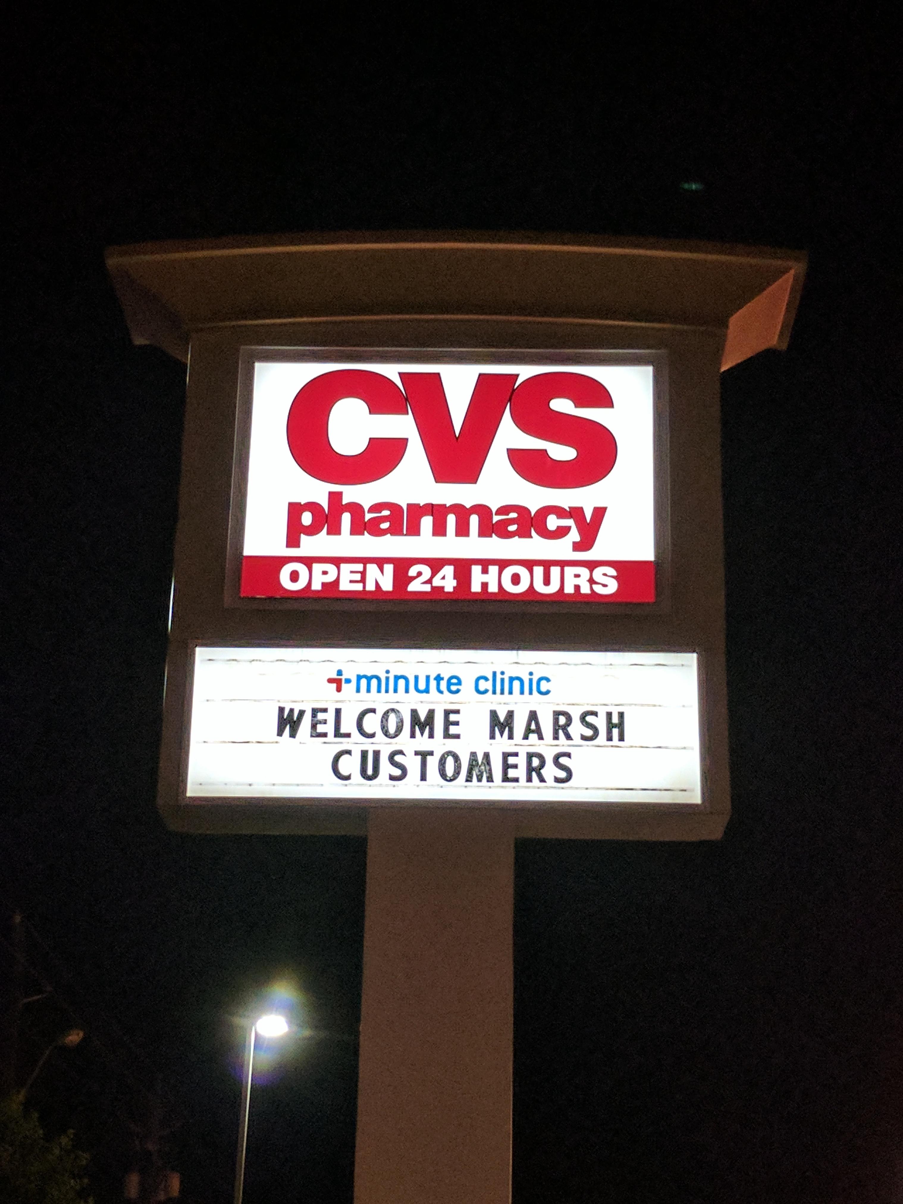 This CVS across the street from a Marsh r/indianapolis