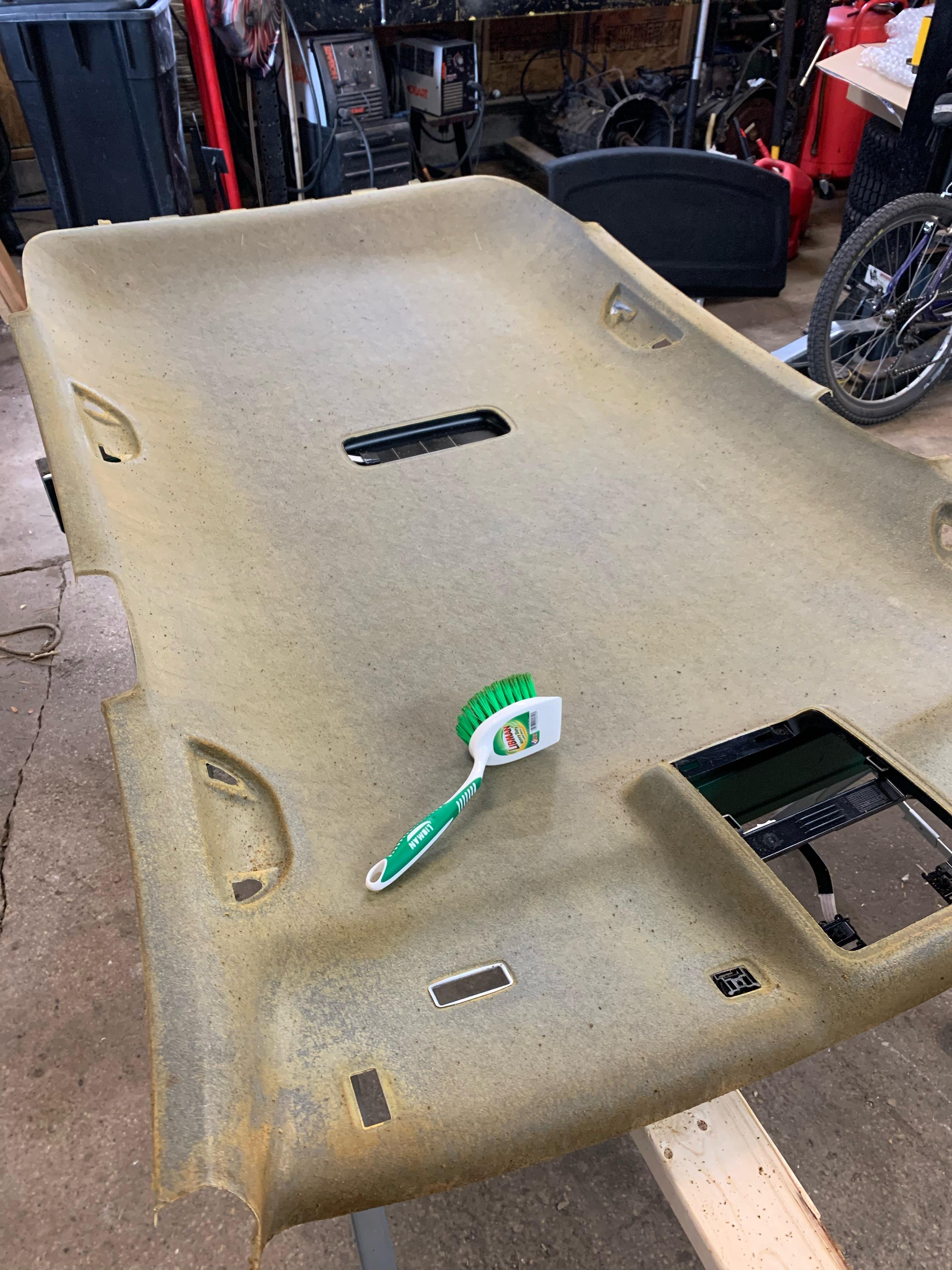 anyone know how to get this last bit of glue residue off the headliner