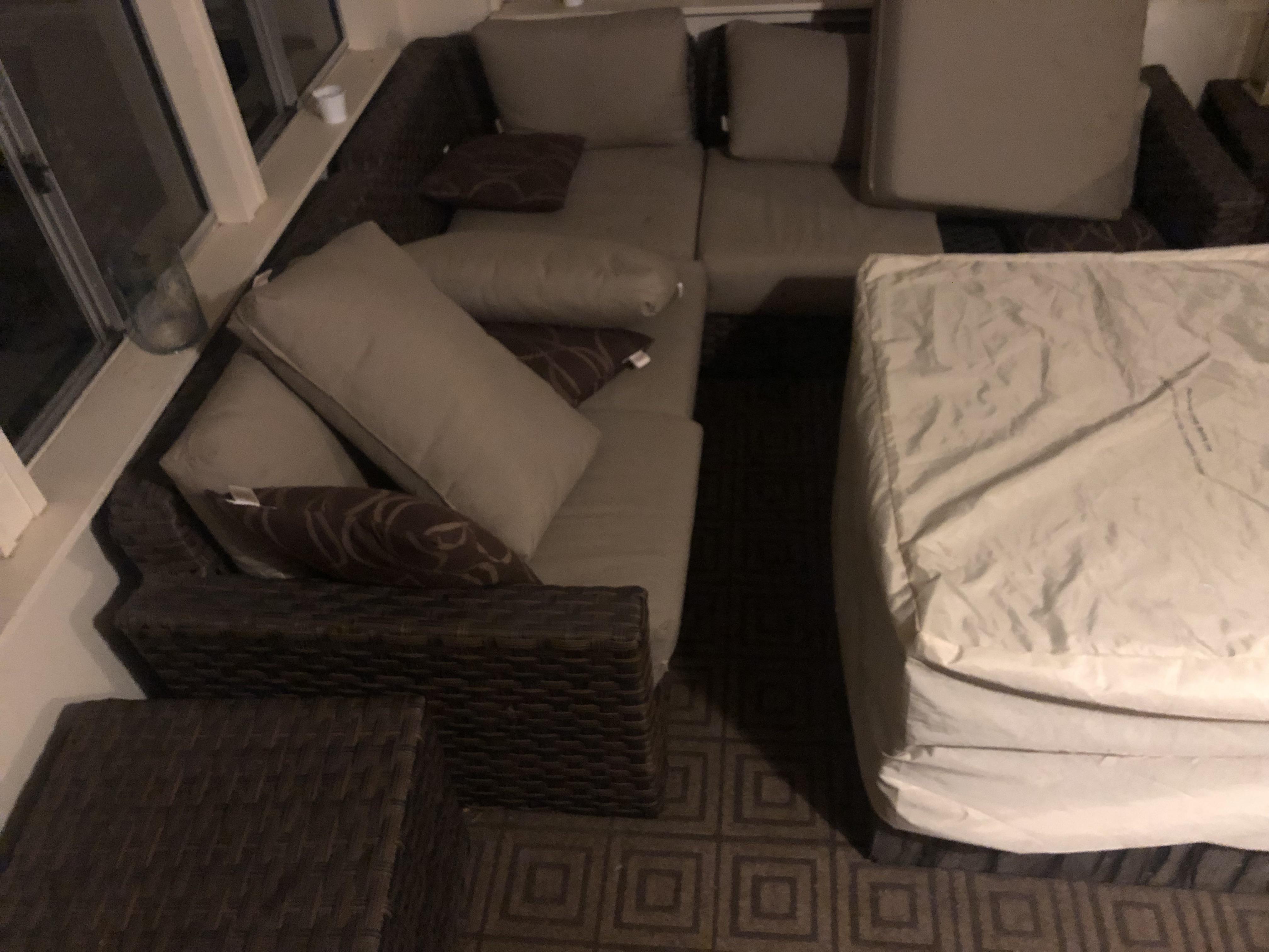 Help outdoor patio cushion covers replacement. I bought the outdoor