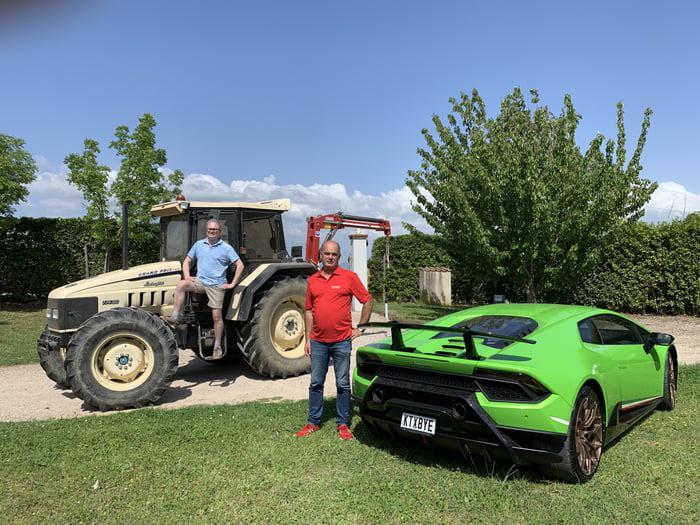 My neighbour’s tractor cost more than my car.