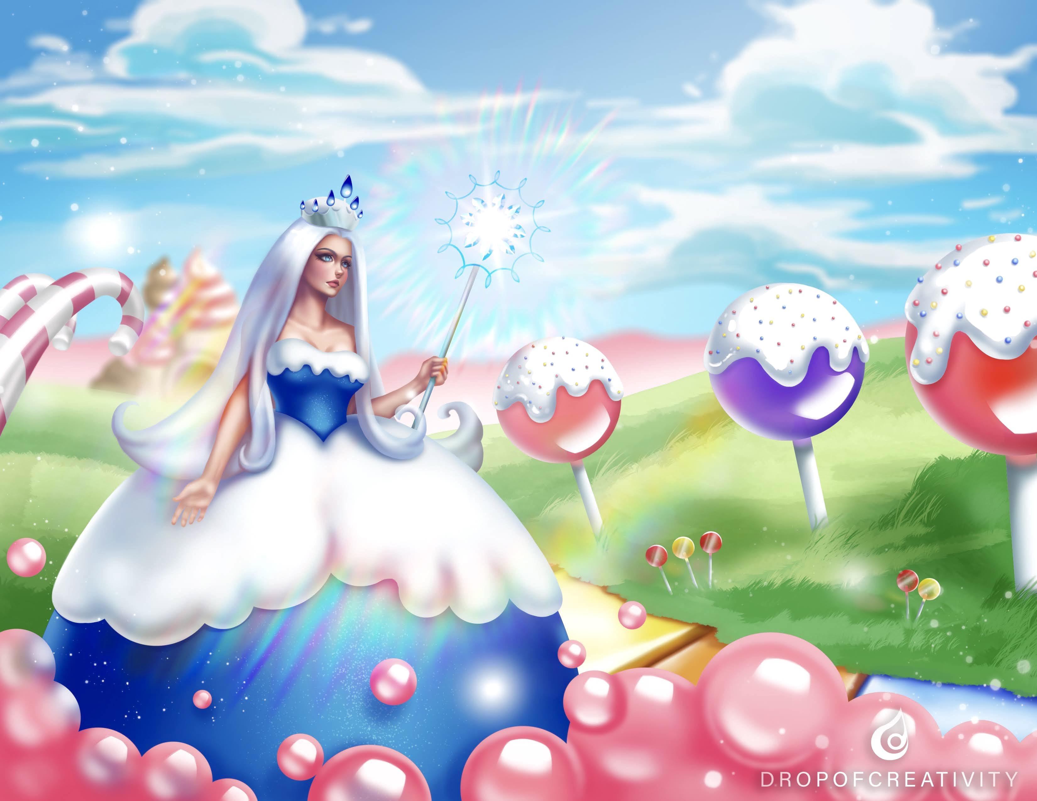 Queen Frostine from Candyland r/DigitalArt
