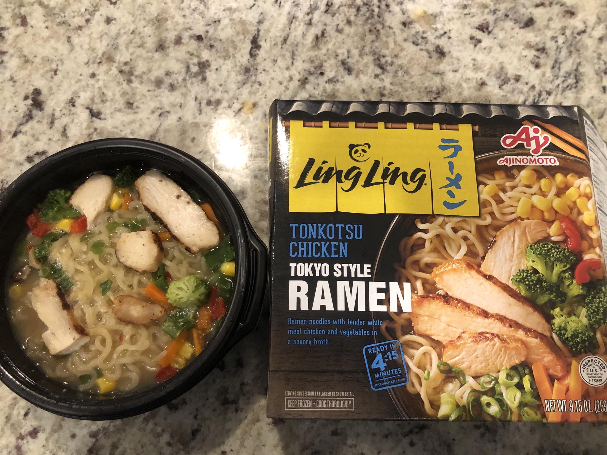 Ling Ling Tokyo Style Ramen Tonkotsu Chicken frozendinners