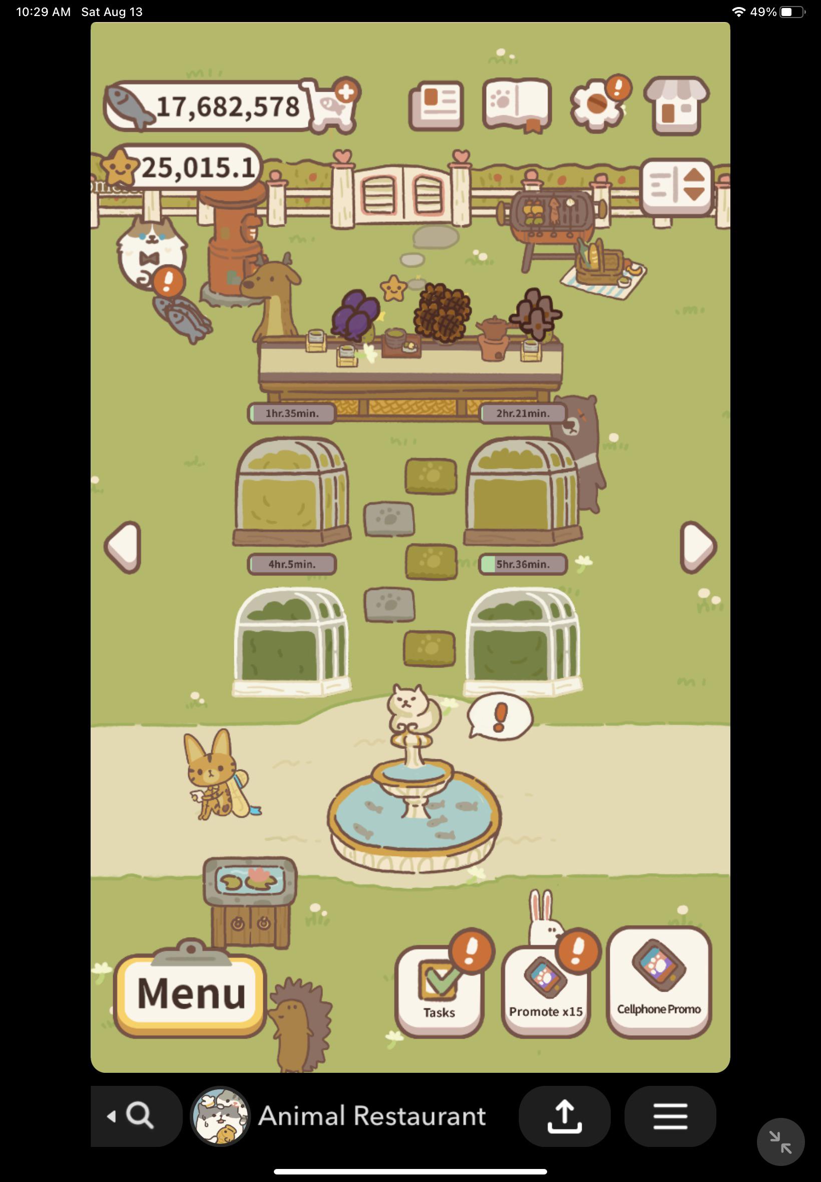 Just found out Animal Restaurant is an app and not just a Snapchat game