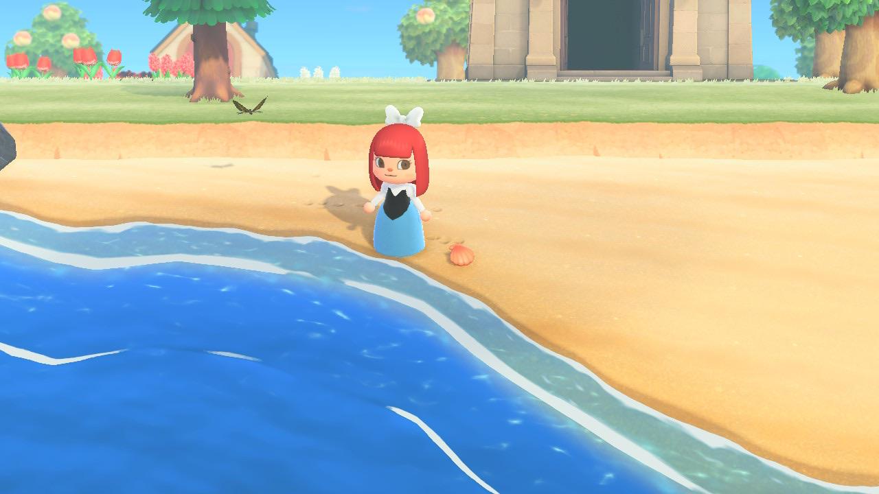 I made a Little Mermaid dress r/AnimalCrossing