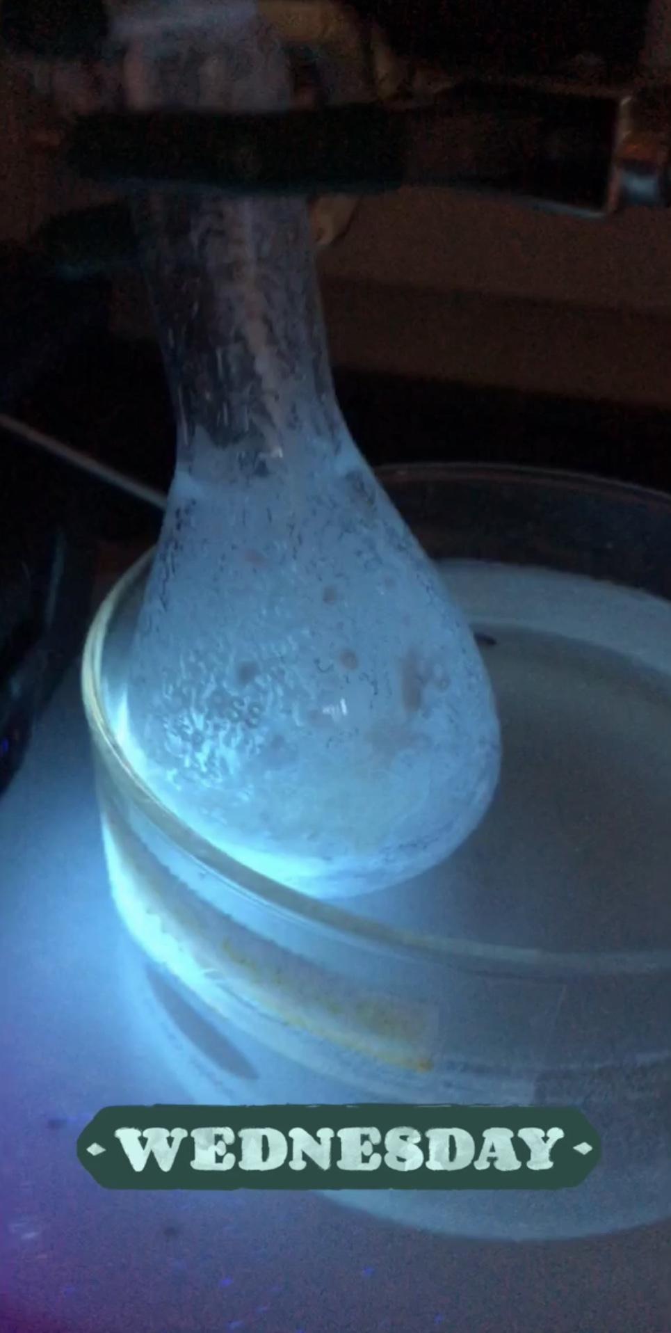 Heres some beautiful blue fluorescence (bis(dimesityl boron fluoride