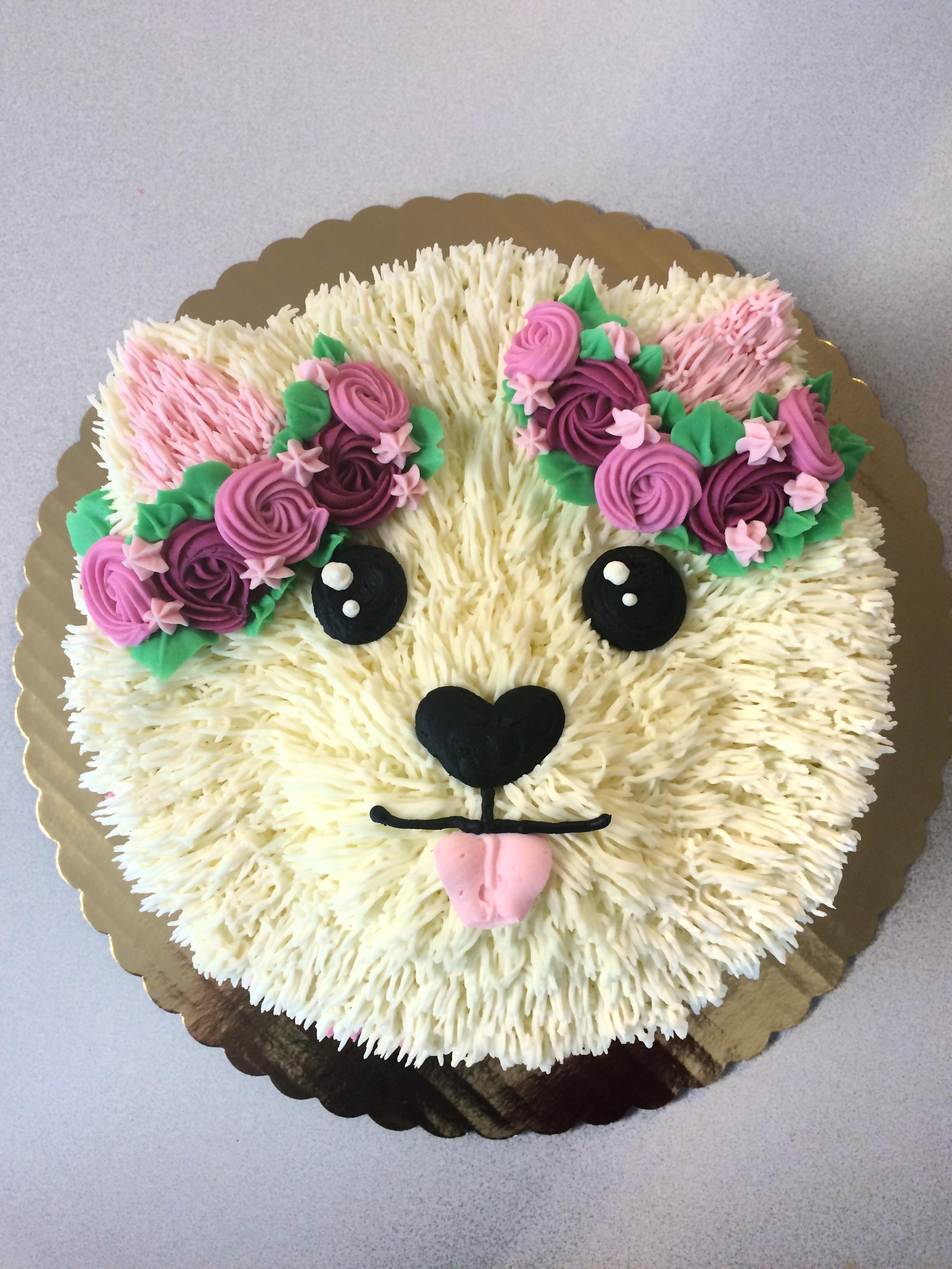 Puppy cake I made for my daughter’s 3rd birthday! Baking