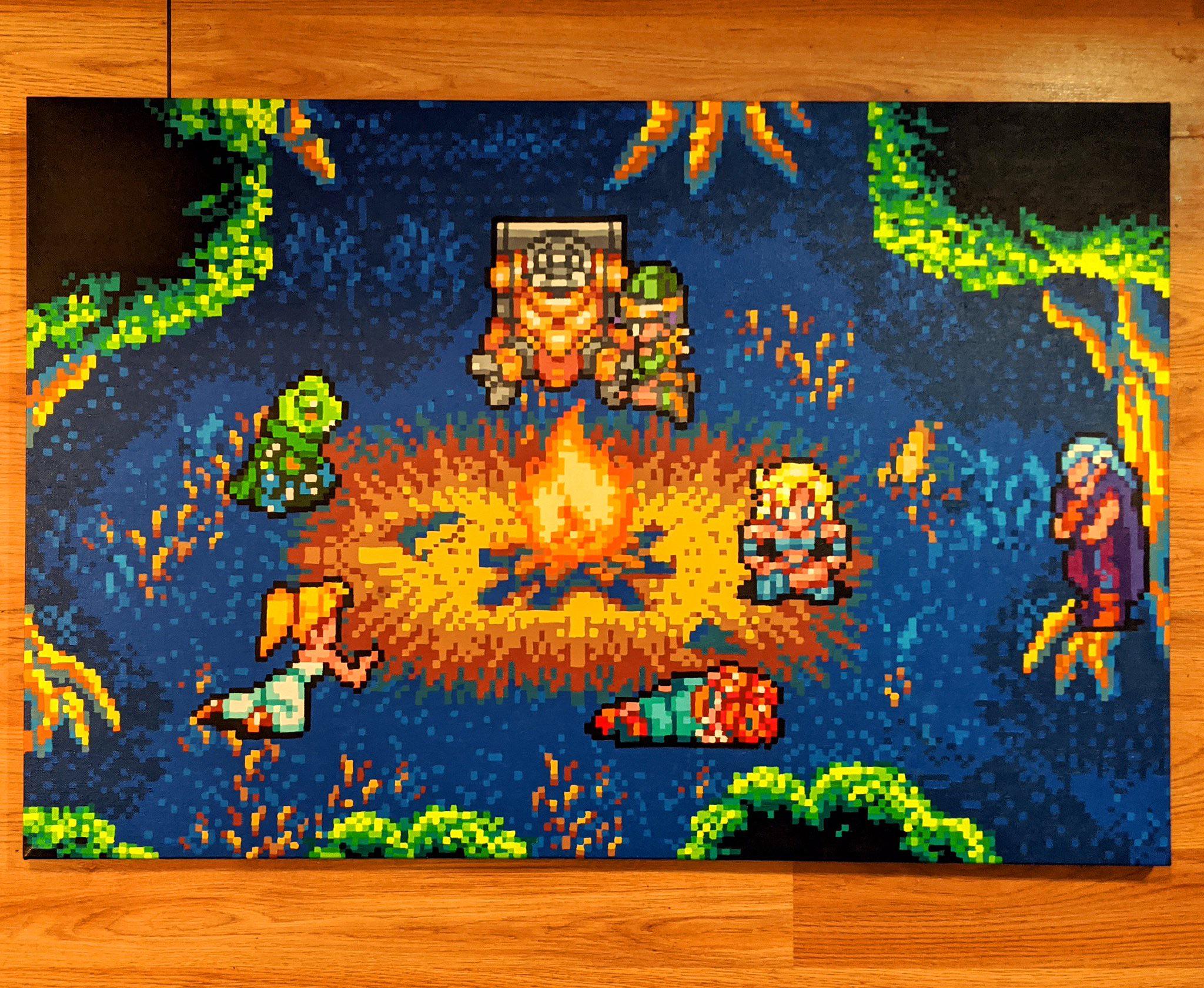 I commissioned my friend to paint me one of my all time favorite scenes