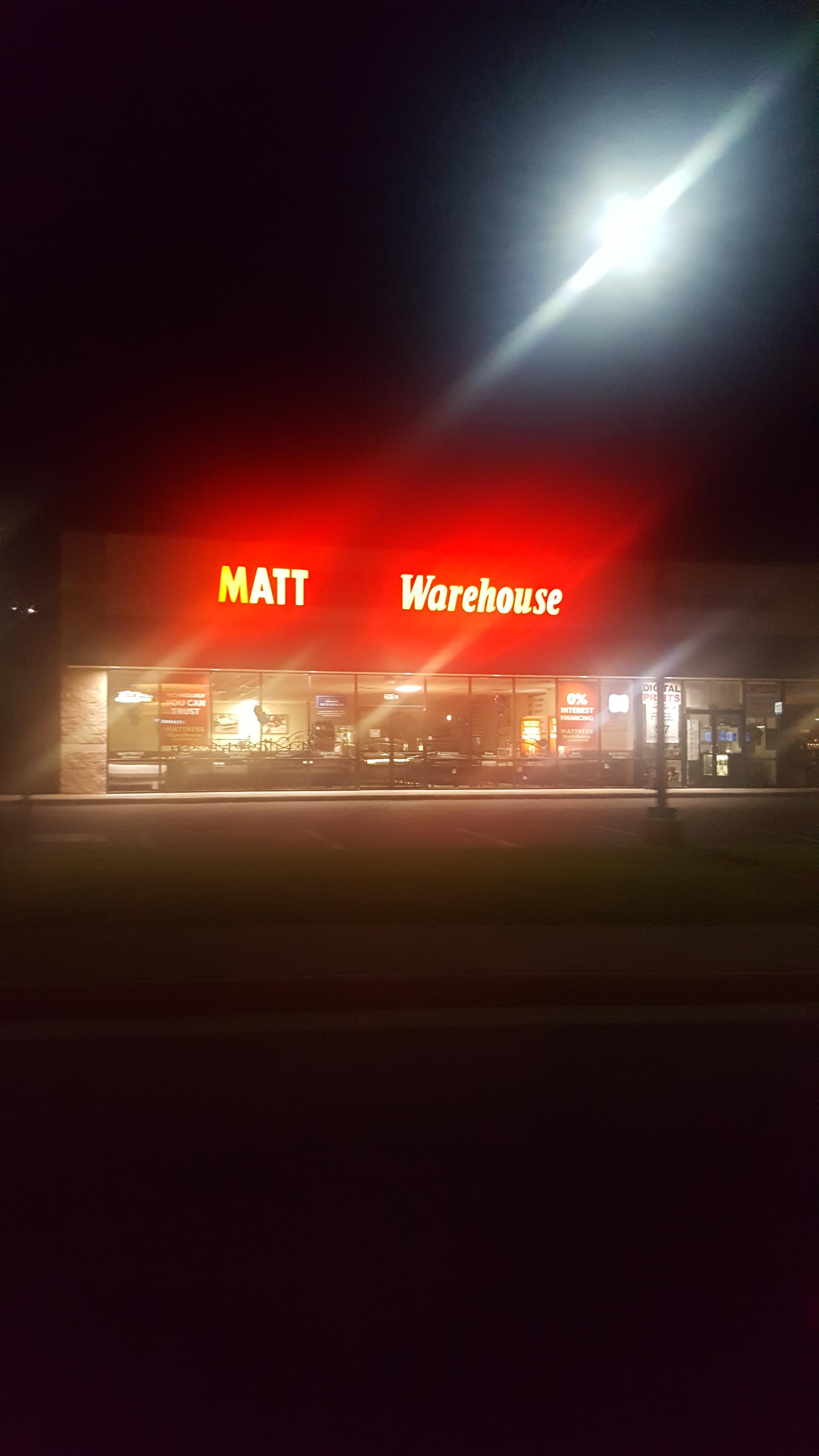 The local Mattress Warehouse was having sign difficulties, so I thought