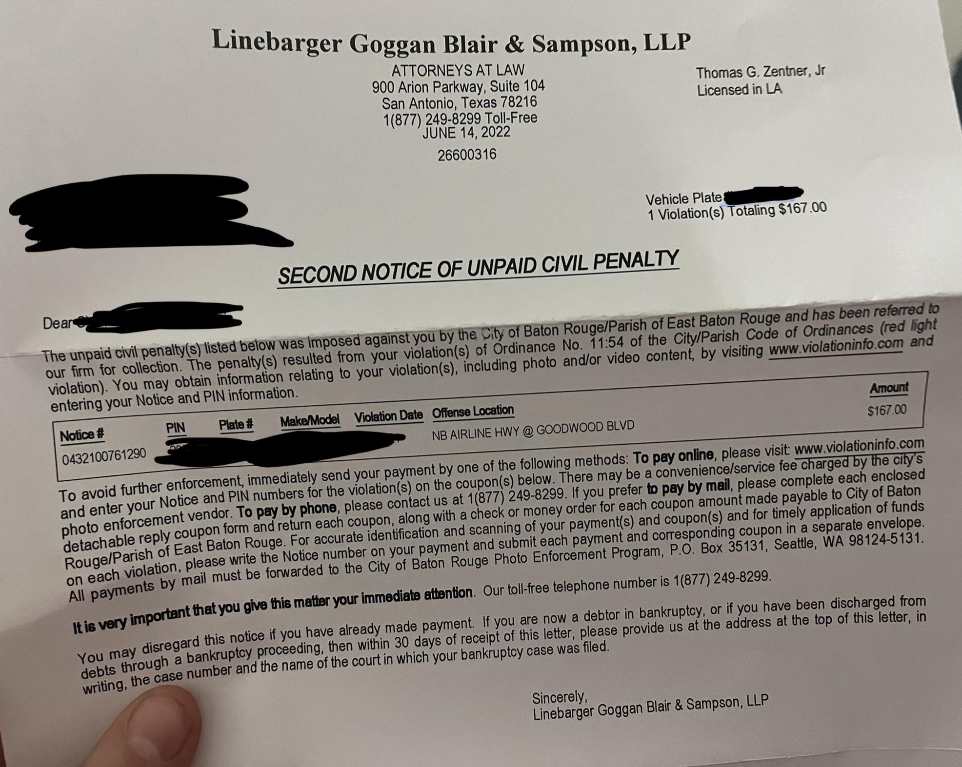 (UPDATE) Y’all, they really sent me to collections?? r/batonrouge