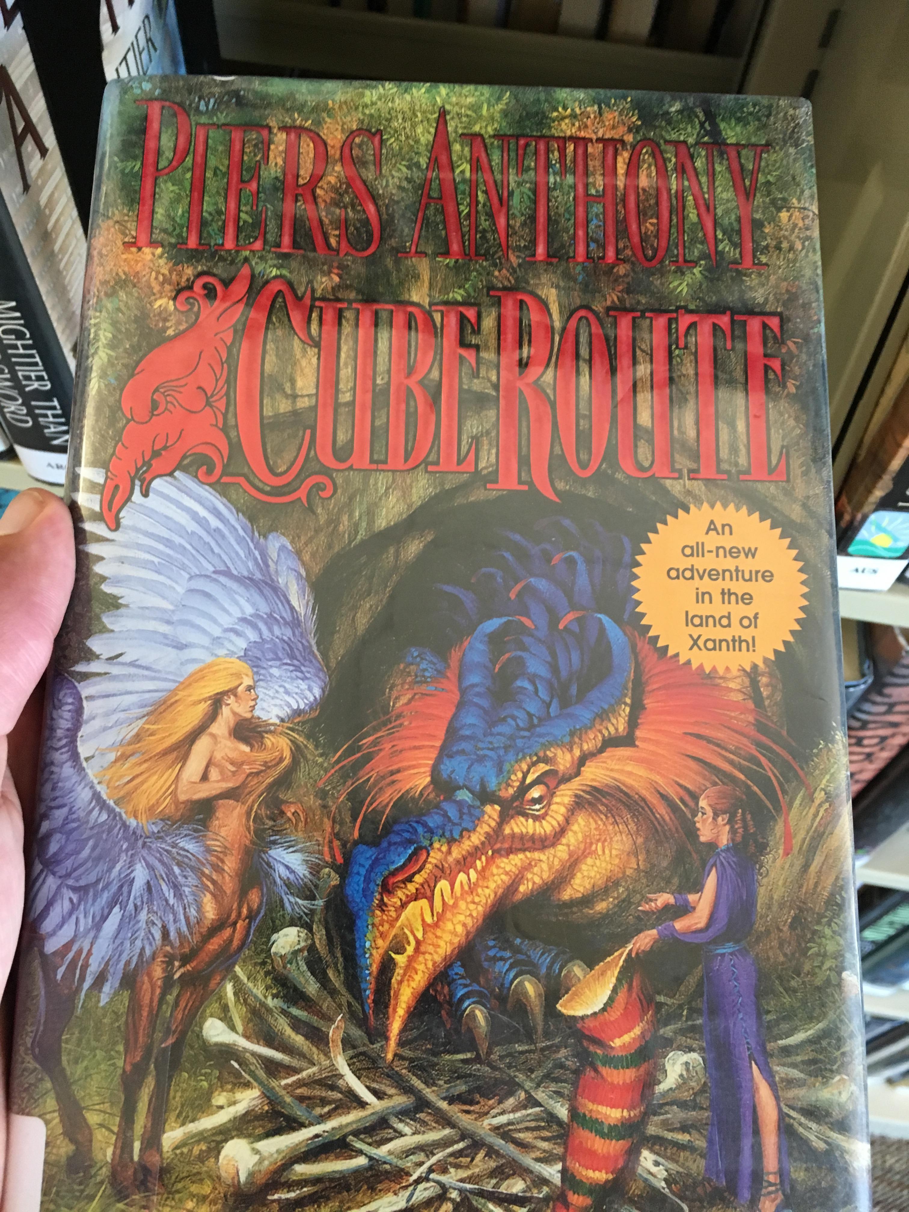 Cube Route, by Piers Anthony r/badscificovers