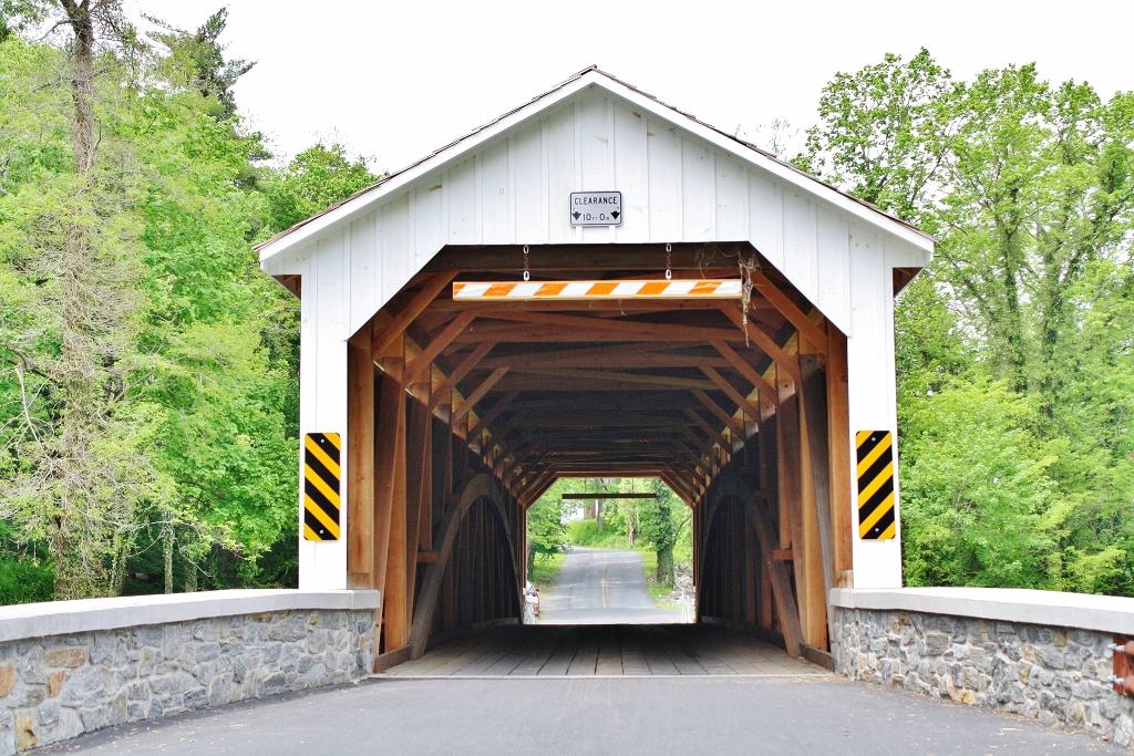 Michael Moore's / Siegrist's Keystone Mill Bridge, the new bridge (PA
