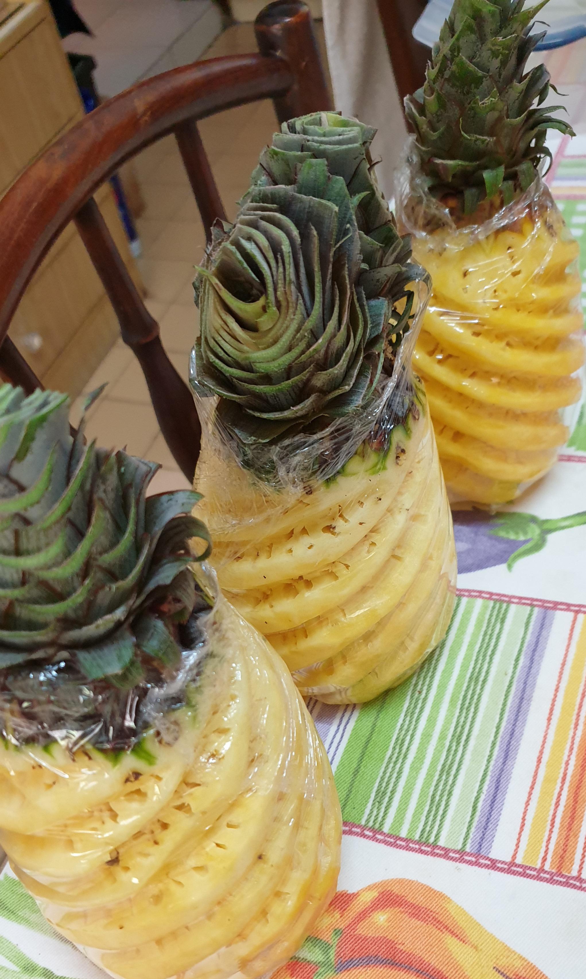 Got 3 Pineapples for Rm10 in a stall in Taman Tun, KL. Don't remember