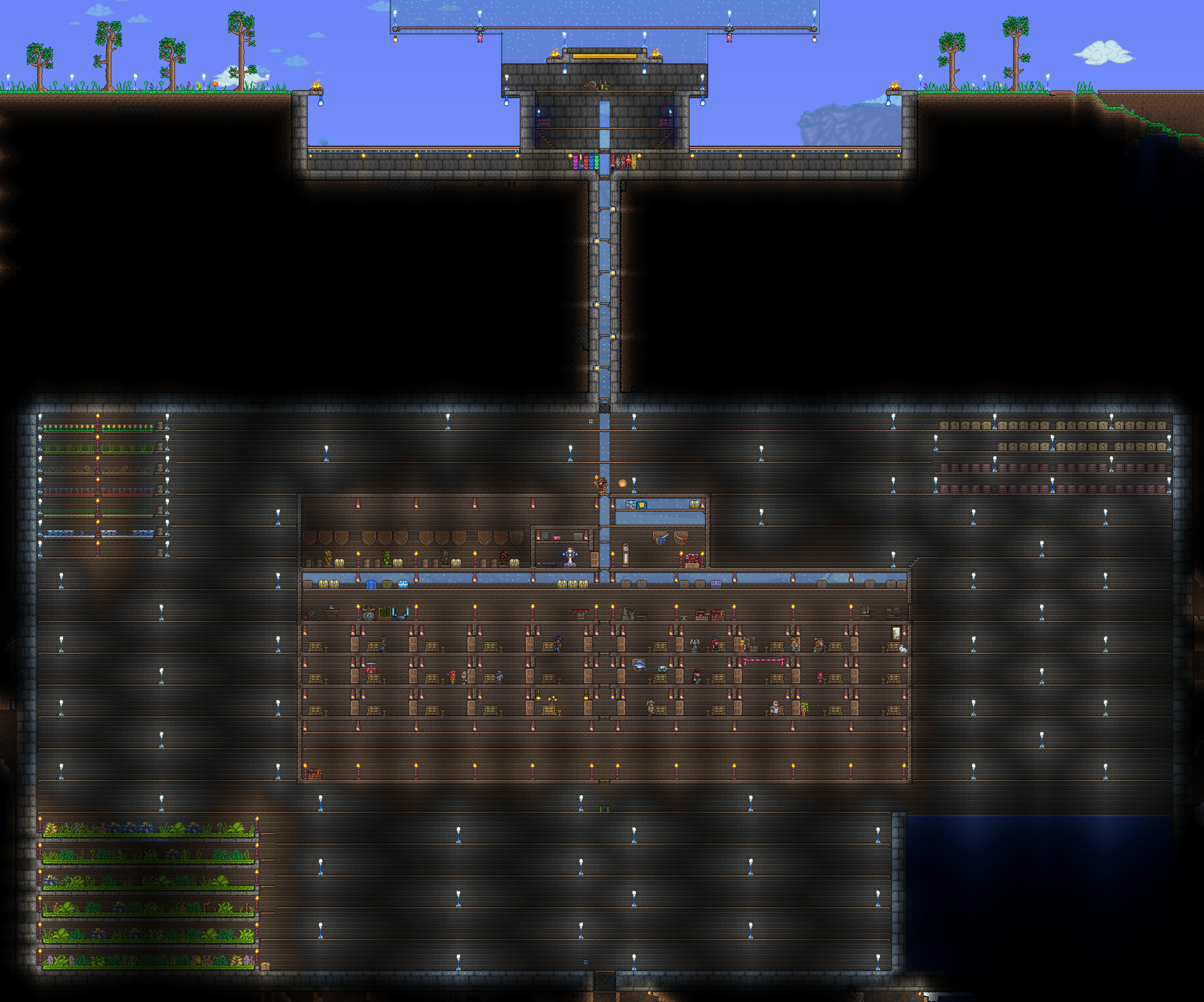 PreHardmode Base... what is missing? Terraria