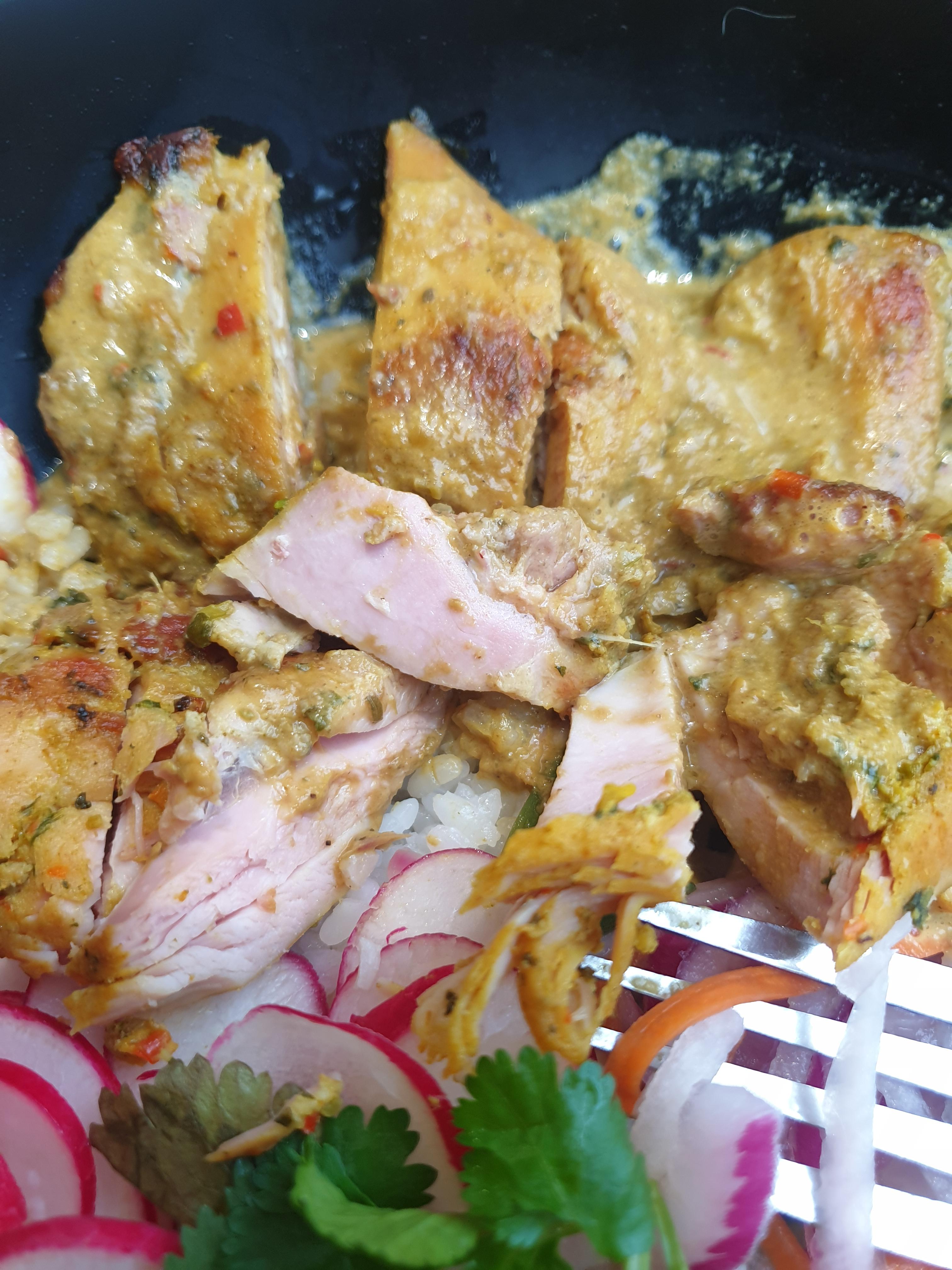 Is this chicken undercooked? waitress said it was fine because it is