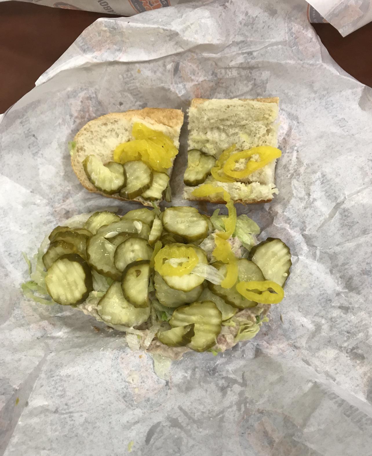 Jersey Mikes has the best pickles. I asked for extra once and received