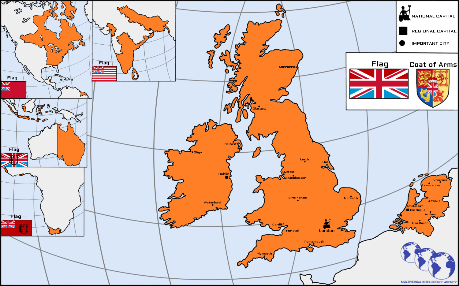 The United Kingdom of Great Britain, Ireland and the Netherlands with their colonies in 1803 r