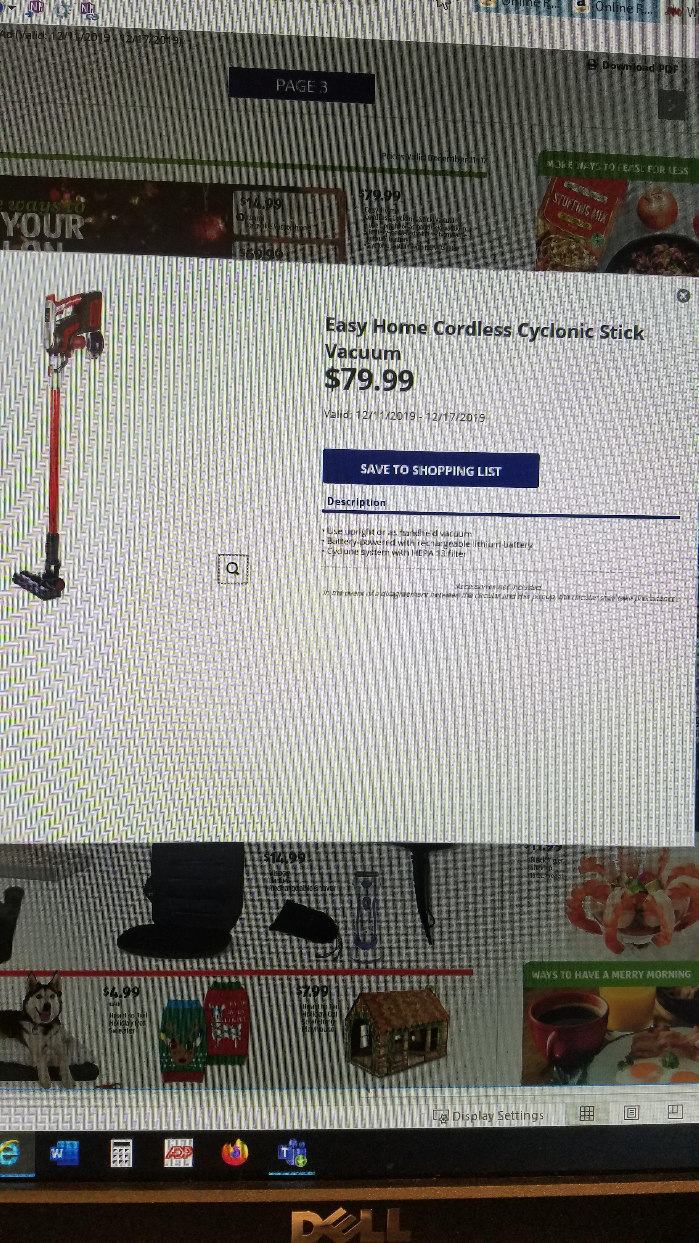 Stick vacuum reviews? r/aldi