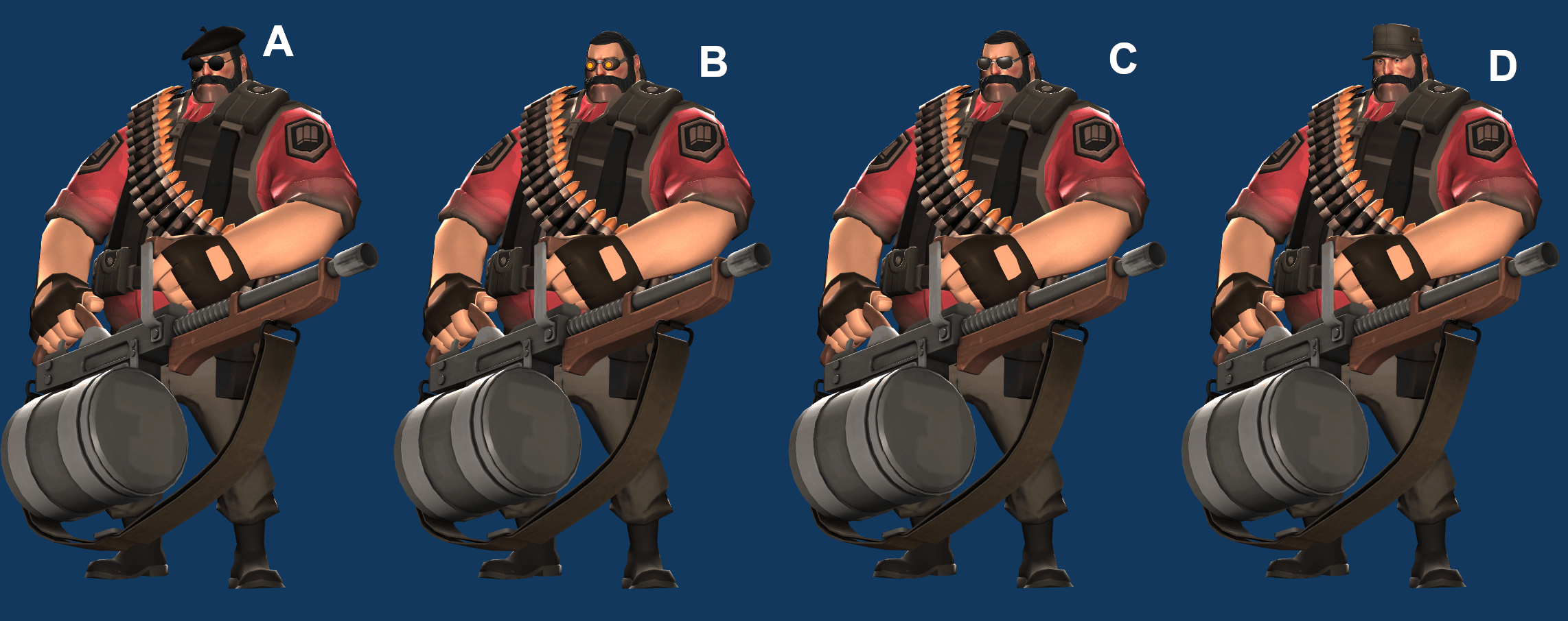 Which Of These Heavy Loadouts Has The Best Vibe? r/TF2fashionadvice