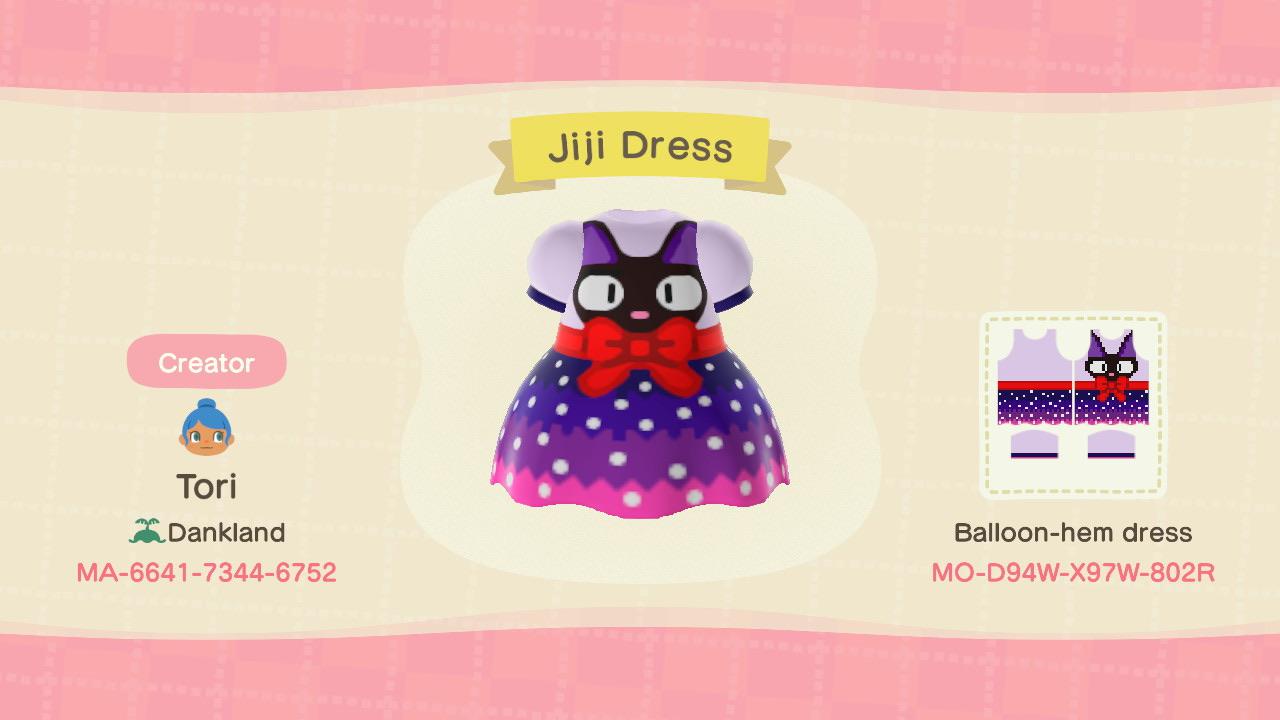 Jiji from Kiki’s Delivery Service inspired dress 💜 r/ACQR
