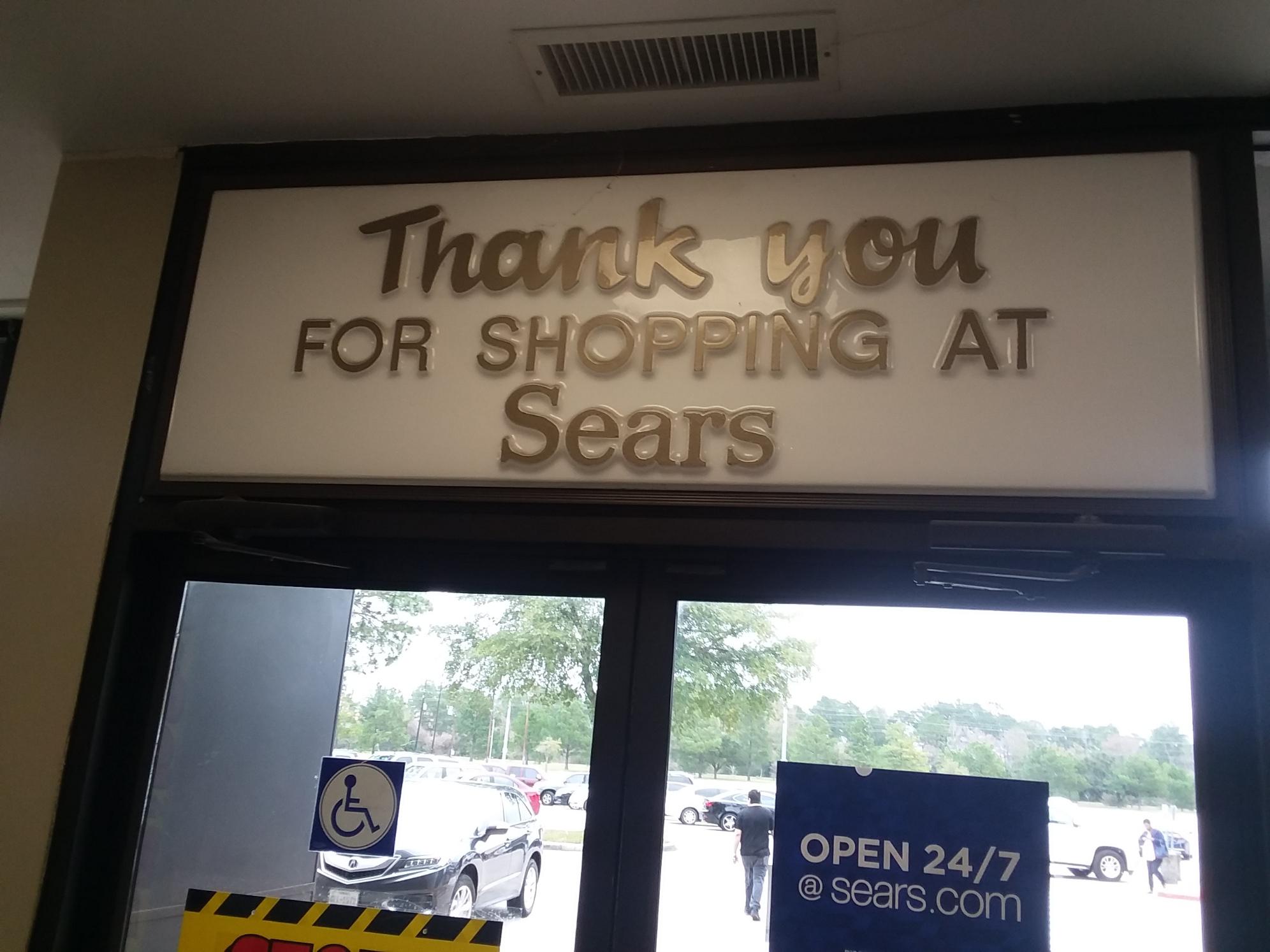 Well I went into the closing Sears at Willowbrook Mall today. They have