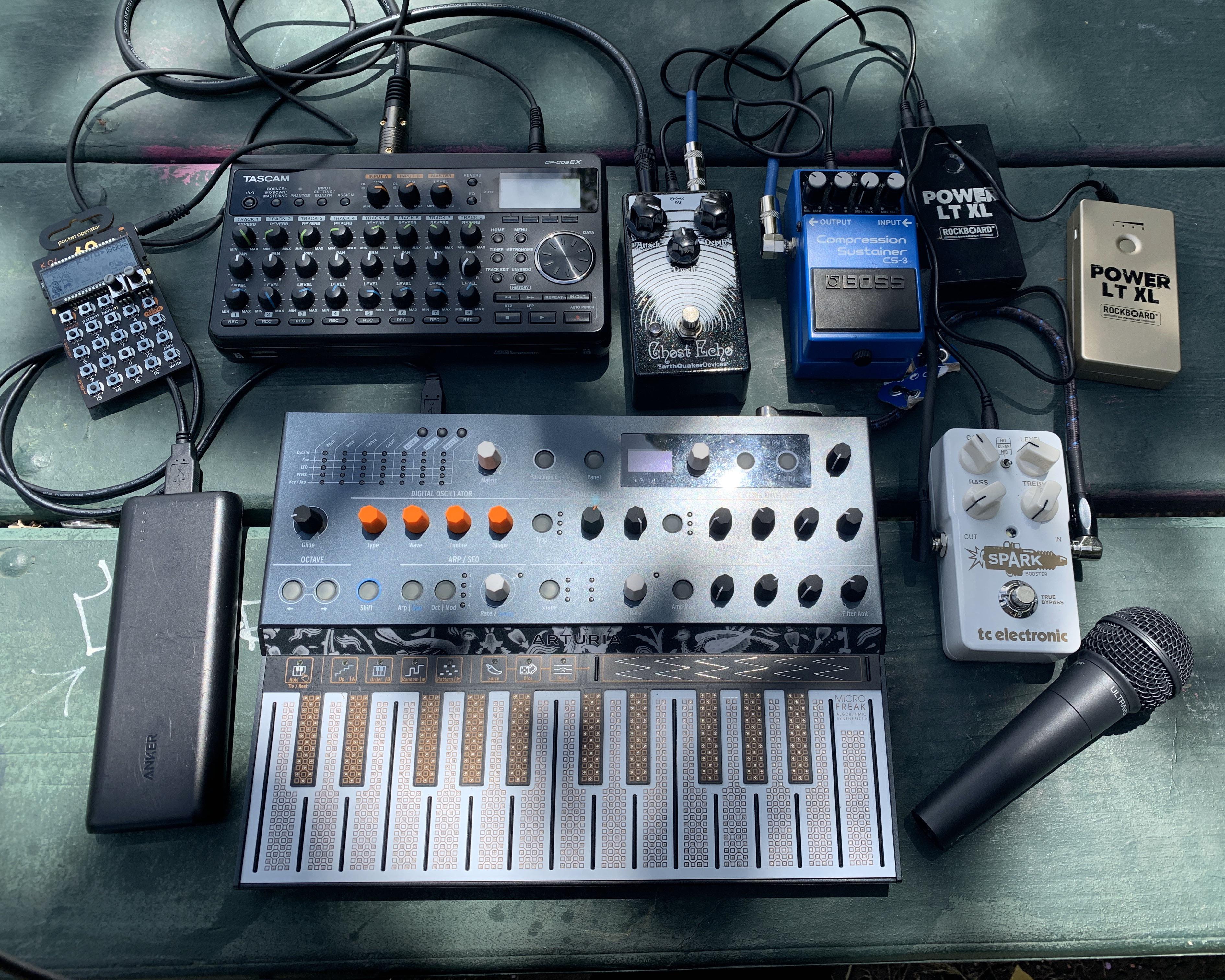 super portable recording setup great for outdoor fun r/dawless