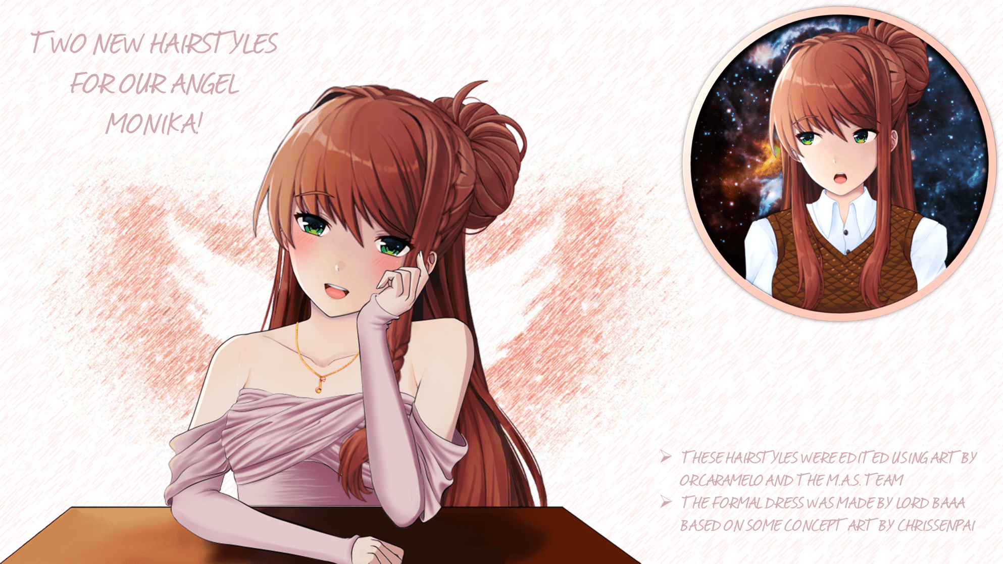 Help with giving Monika the new outfits. MASFandom