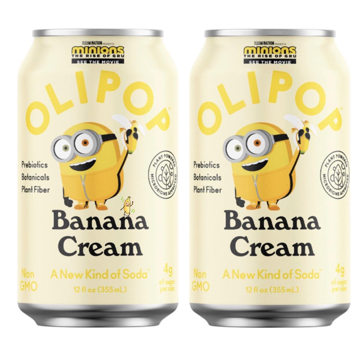 Olipop has a new Banana Cream soda heading to stores nationwide now