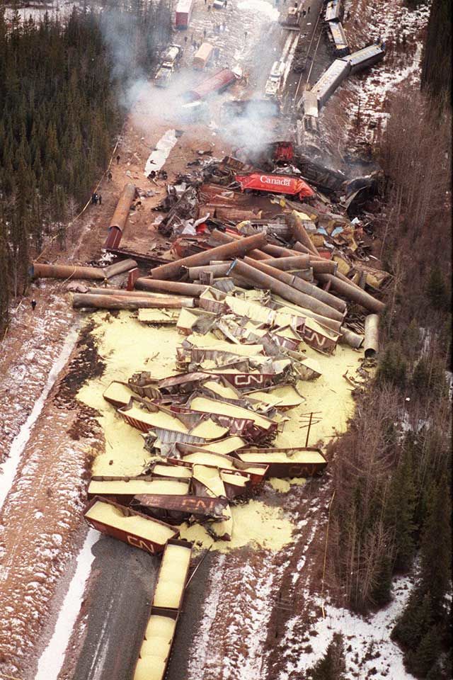 Hinton Train Crash, 23 people were killed in a collision between a