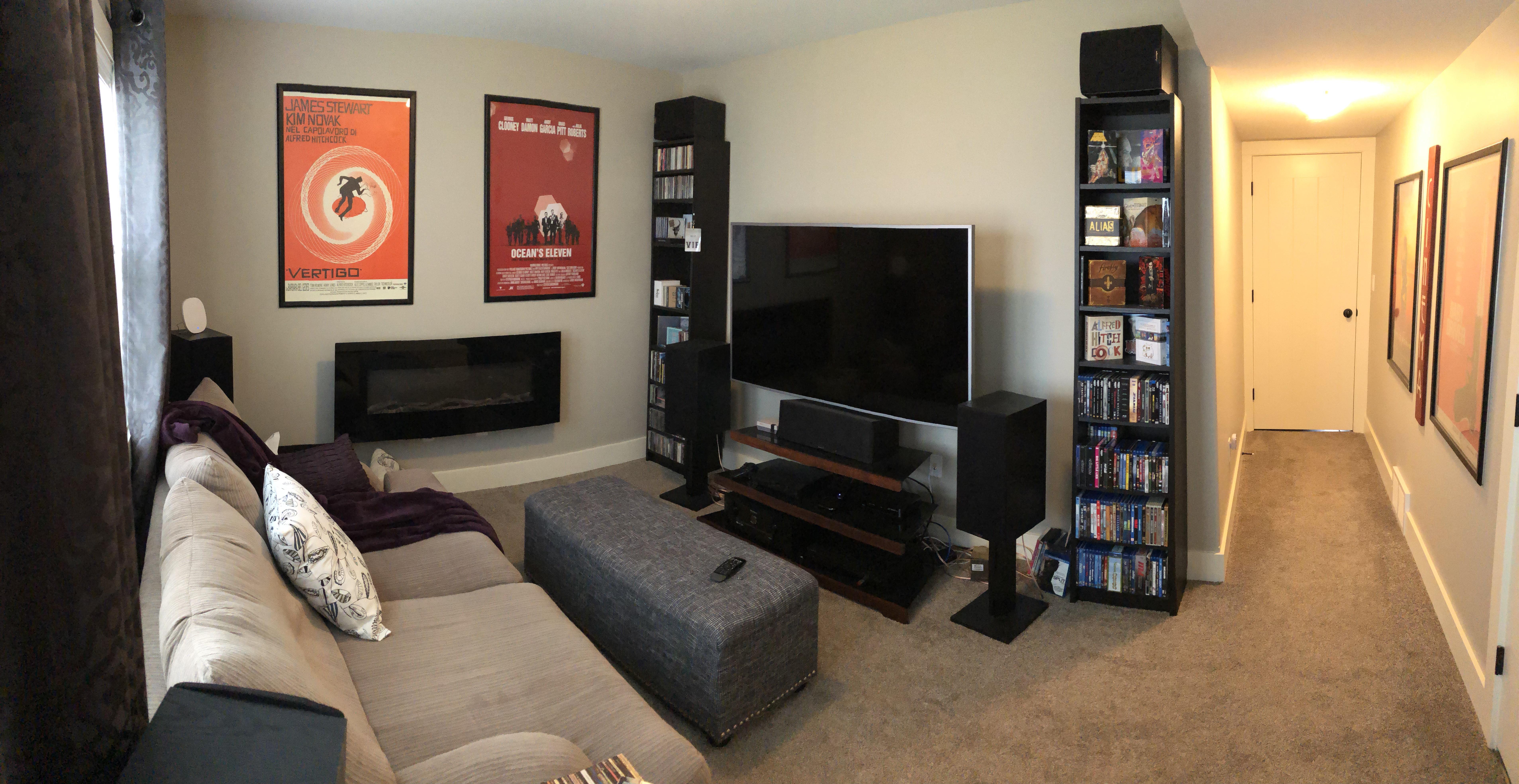 My small but wonderful media room. r/hometheater
