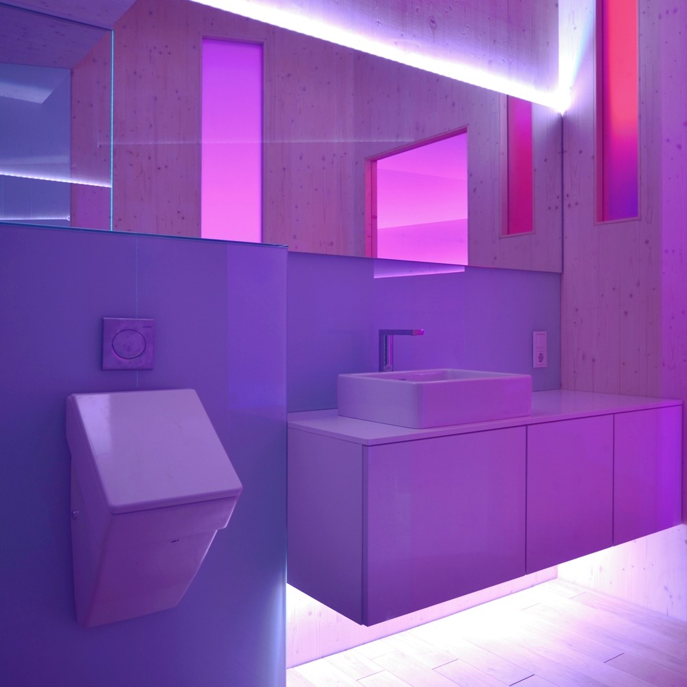 Modern bathroom with LED lighting [1000x1000] r/RoomPorn
