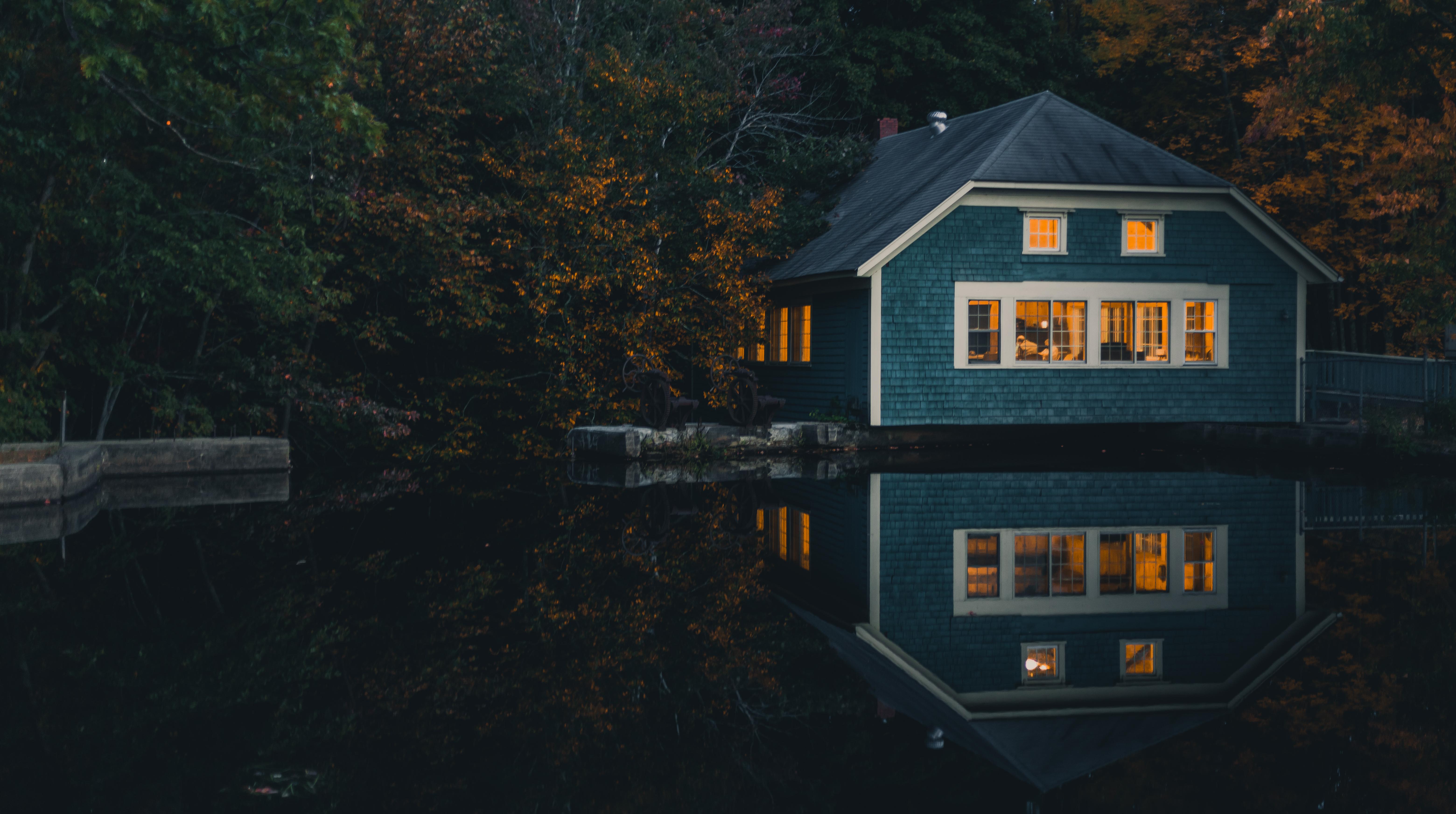 Goodwins Mills on a Tuesday evening r/Maine