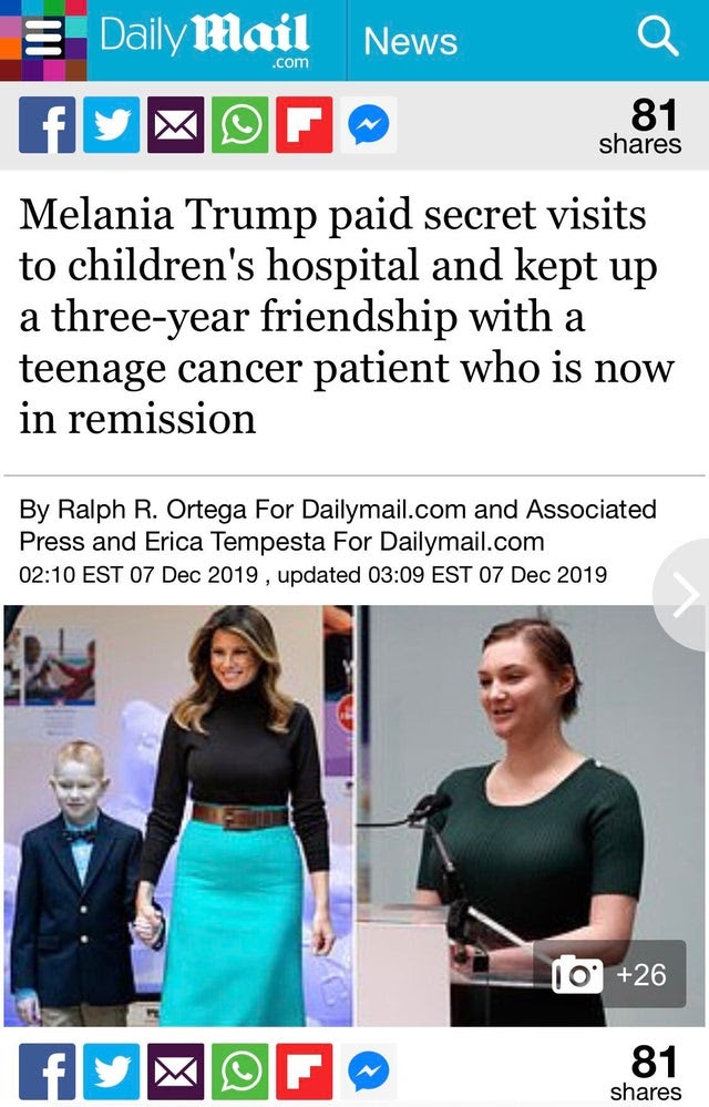 If She Were A Democrat’s Wife She Would Be Praised Daily