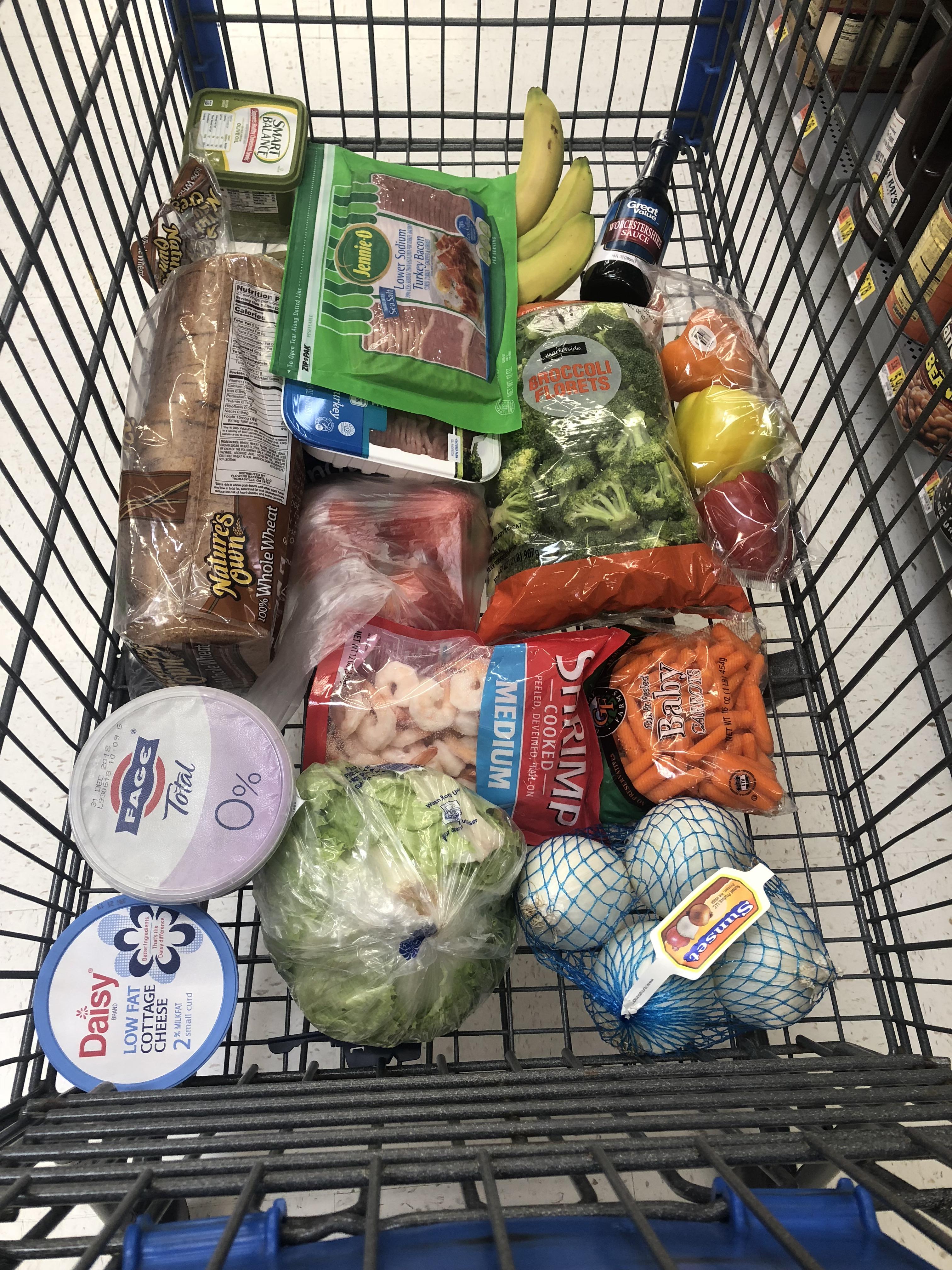 I love my grocery shopping day of the week😍🤞🏼 1200isplenty