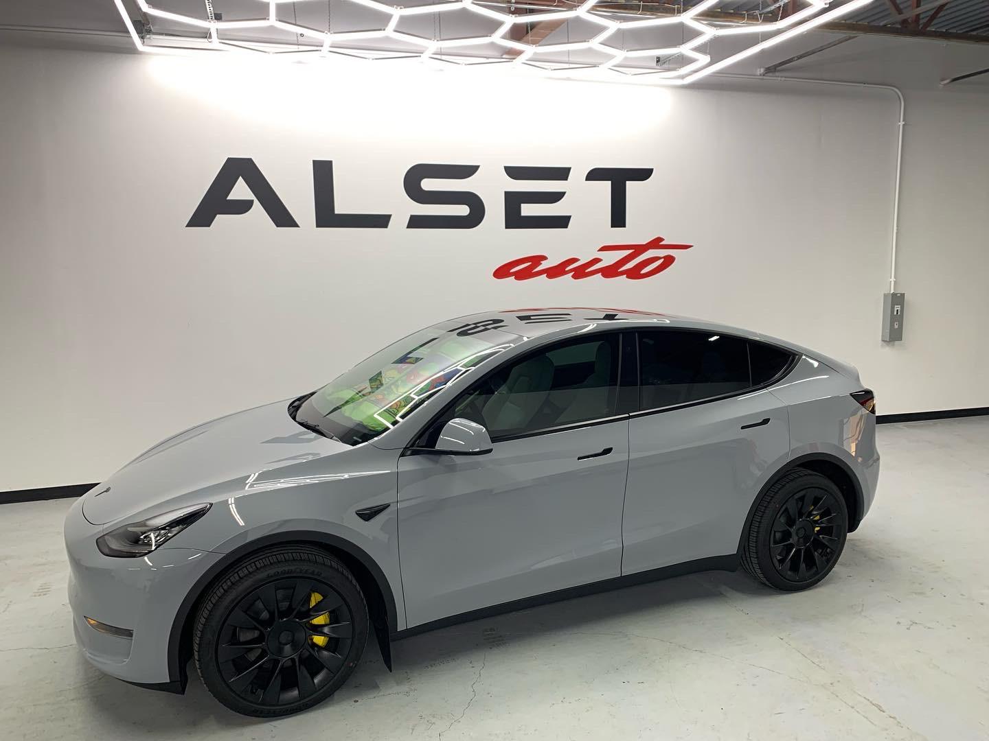 Light Grey PPF and Yellow Calipers from ALSET Auto Dallas! r/TeslaModelY
