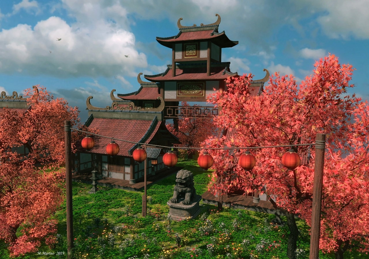 Asian garden FlowScape