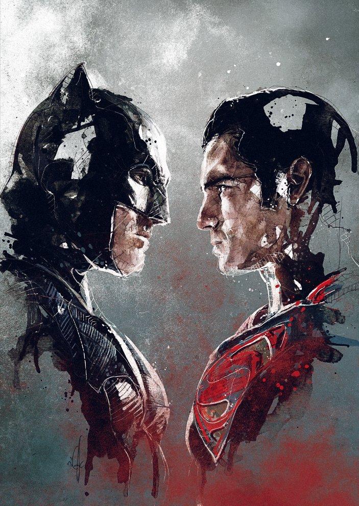 FANART Batman v Superman by Florian NICOLLE r/DC_Cinematic