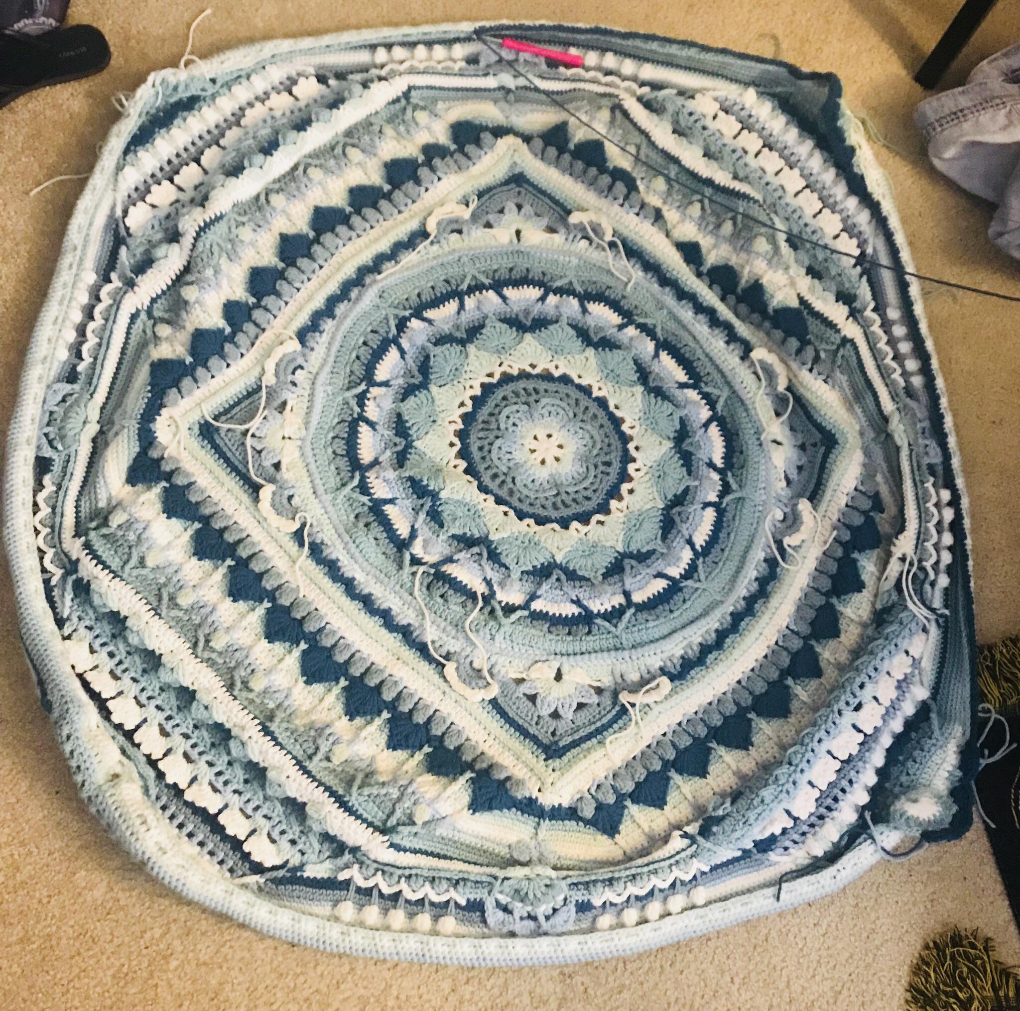 Using my time at home to unpack and work on my Sophie! Just started