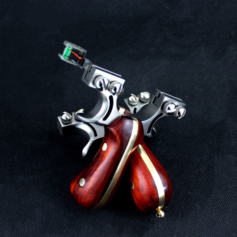 Snake K slingshot with great shooting power.Laser aims more on fun and