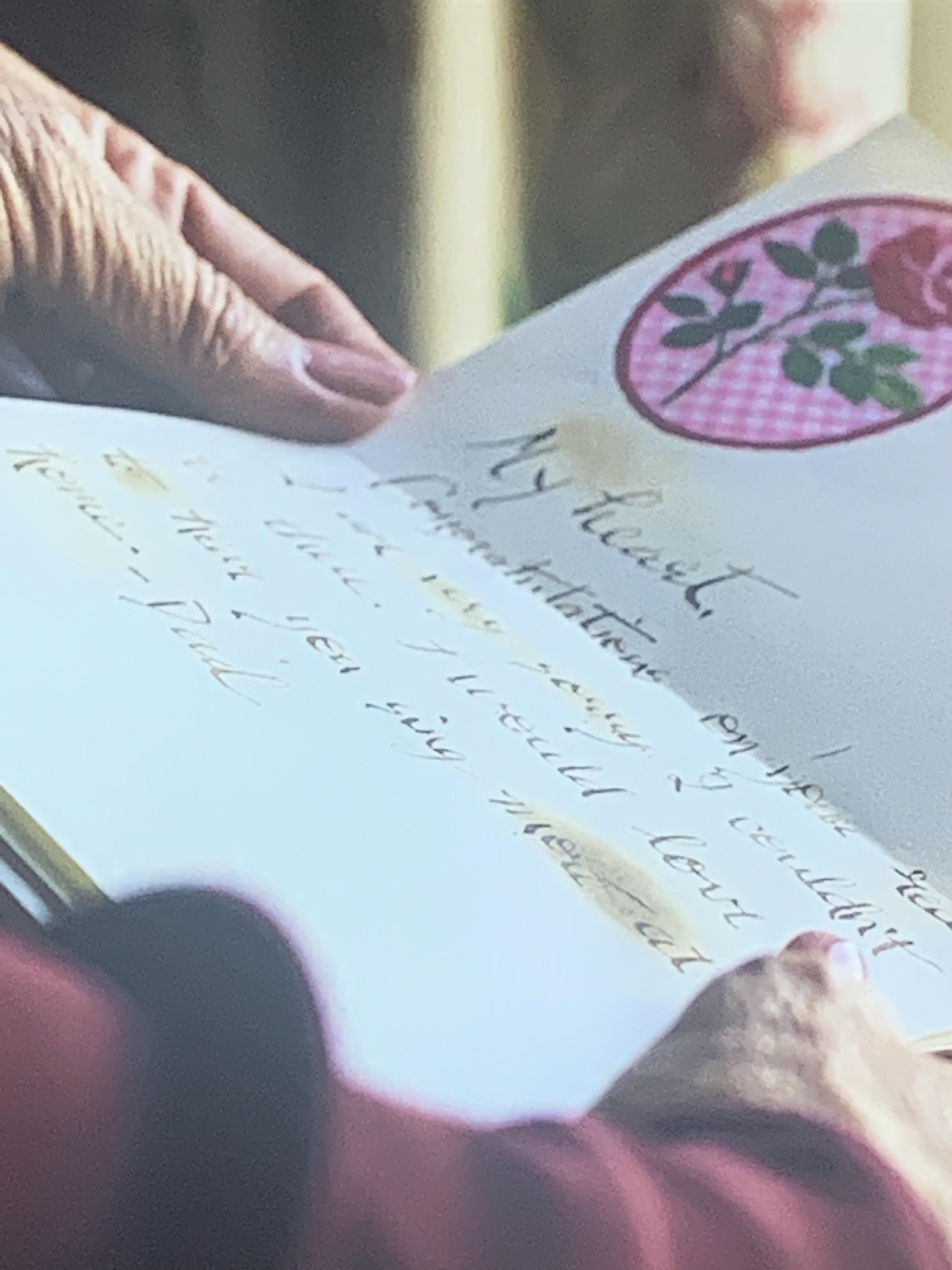In Knives Out (2019) you can see burn marks on a letter Linda is reading half way through the