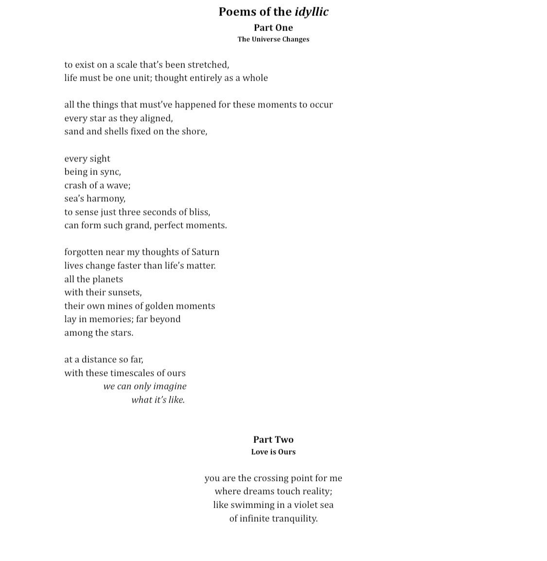 Poems of the idyllic r/poetry_critics