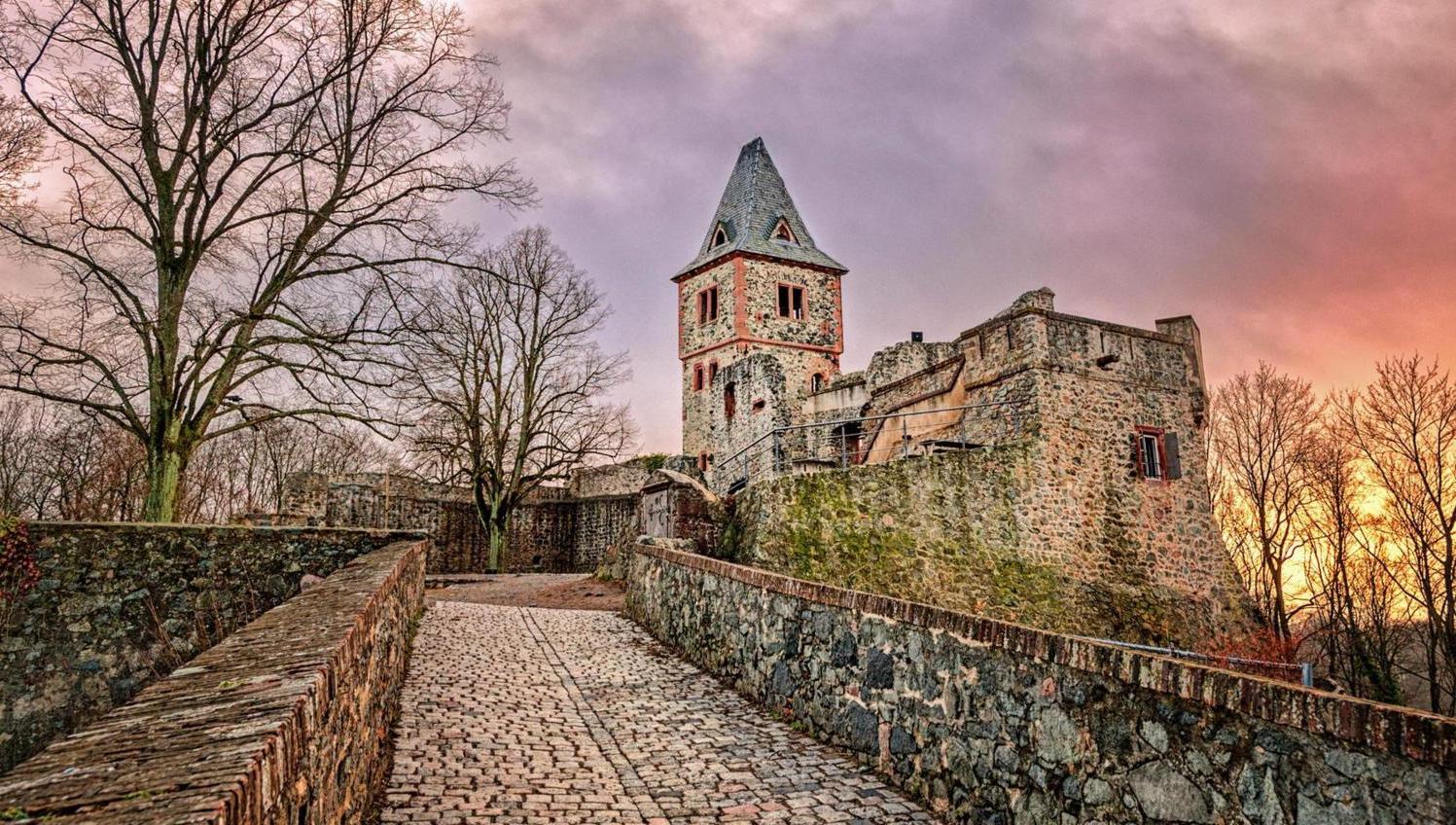 Castle Frankenstein, the real one from the 13th century, near Darmstadt
