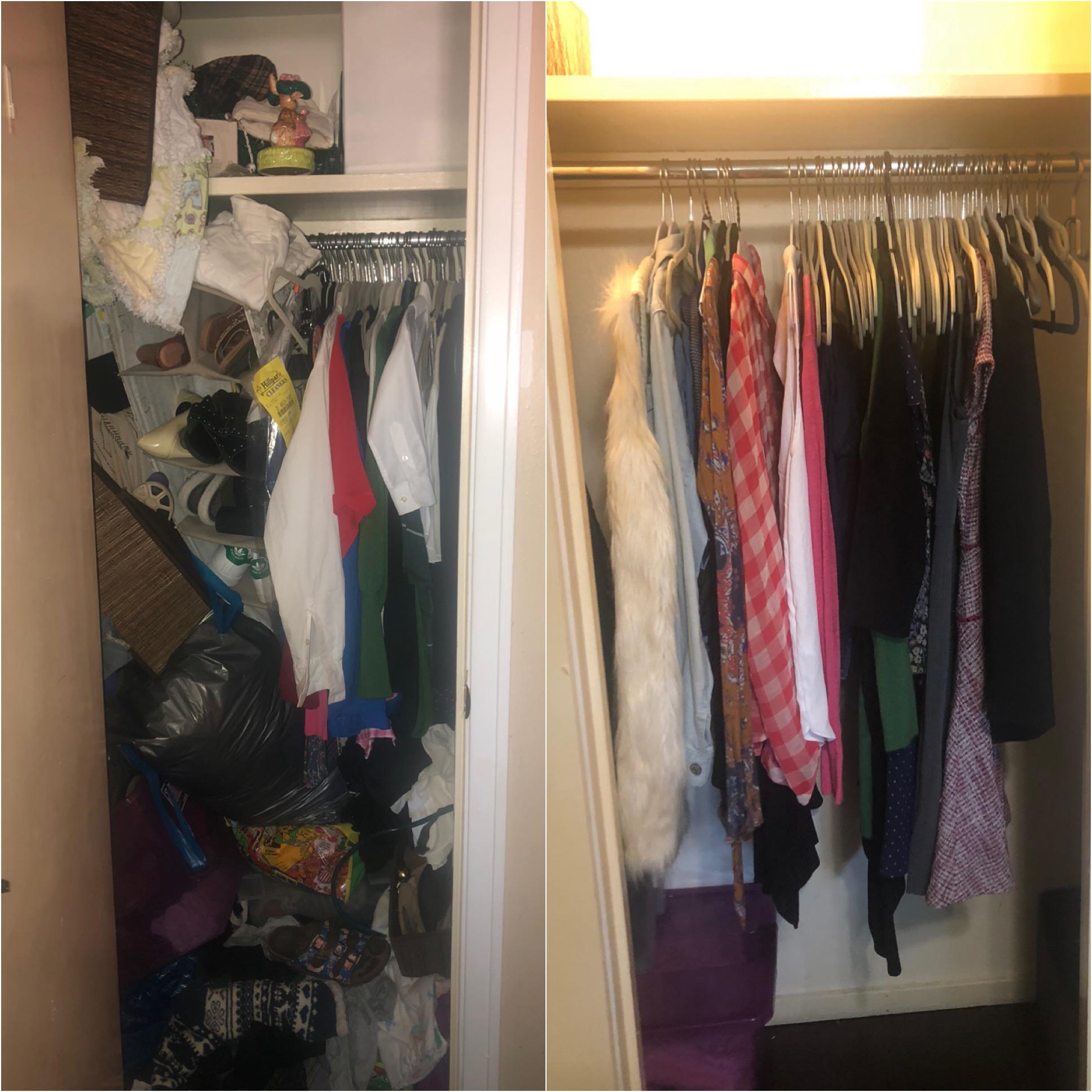 The junk closet. r/konmari