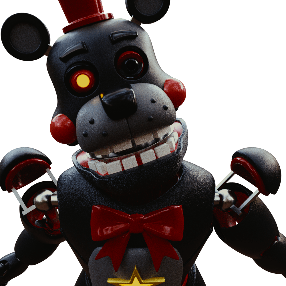 'Realistic' Lefty render. : fivenightsatfreddys