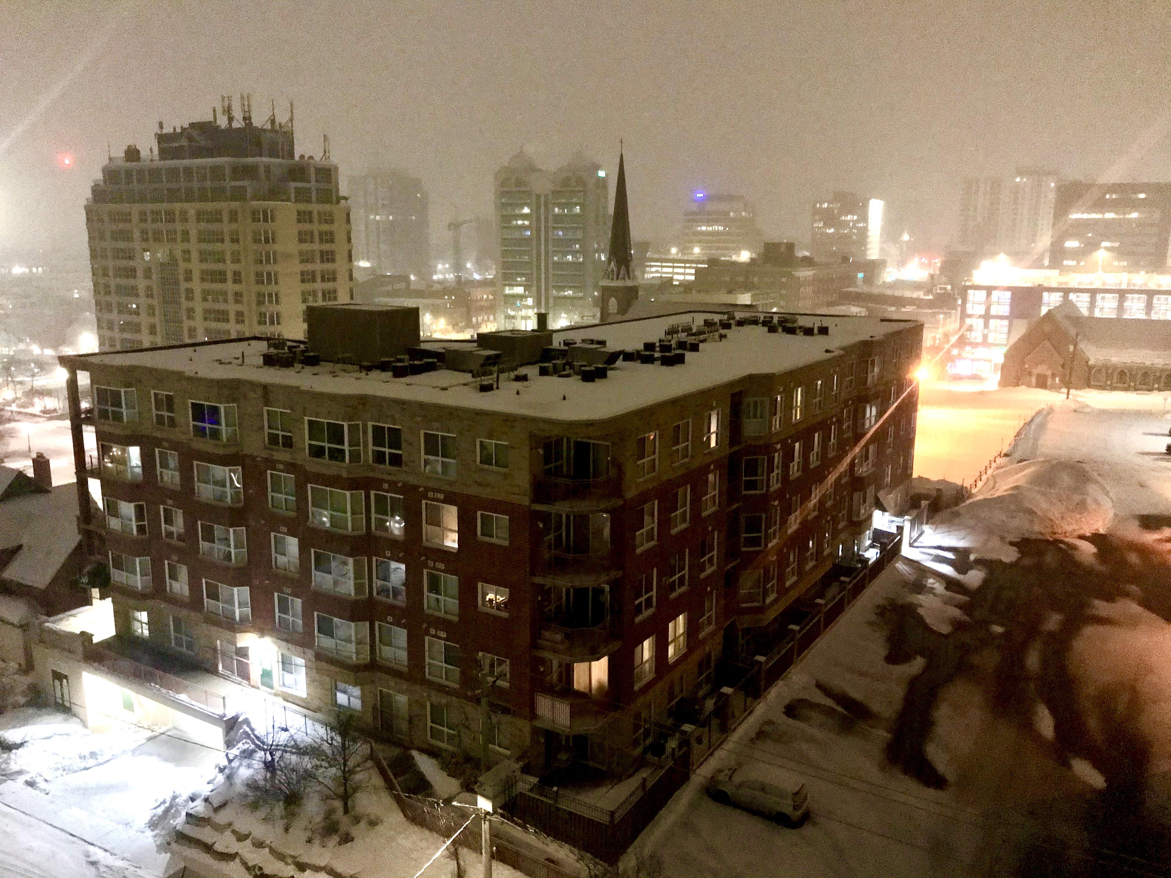 Kitchener at night waterloo