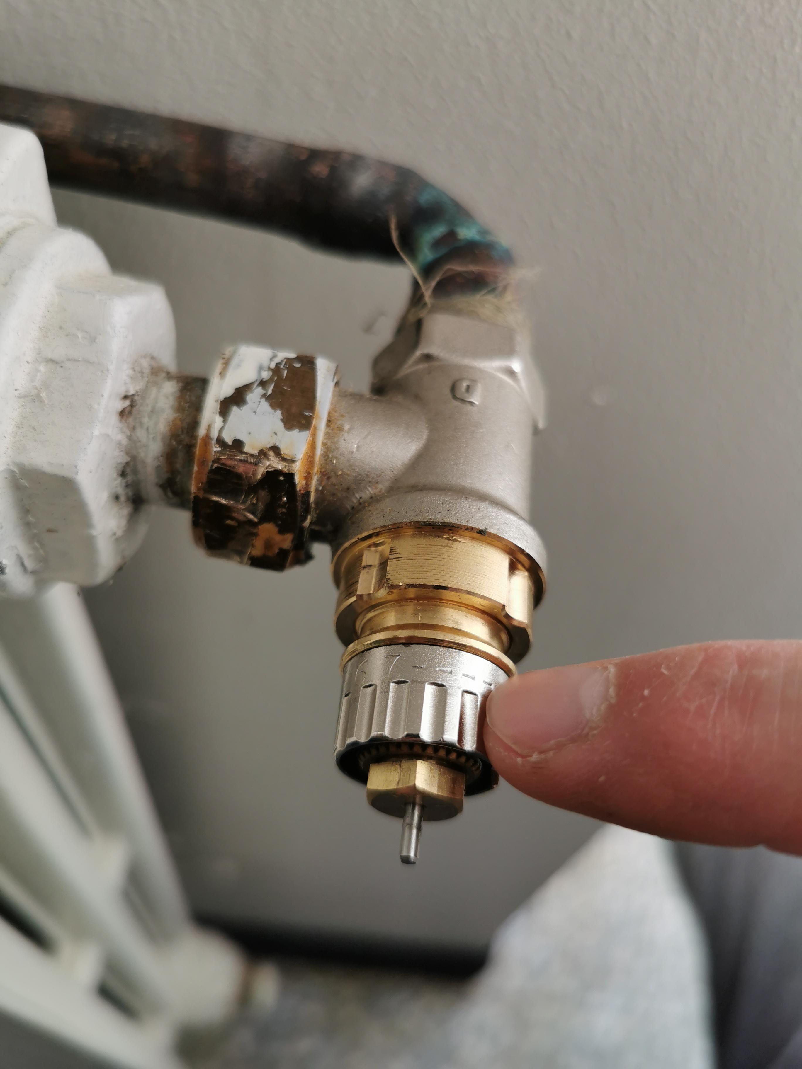 My radiator is heating up even when on 0. I removed the thermostatic