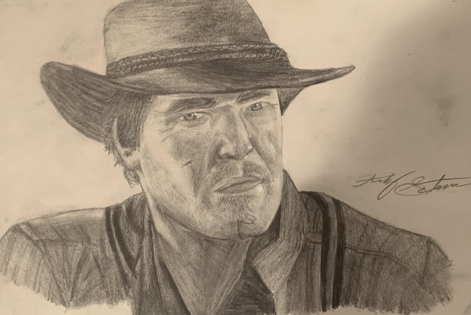 This is my first attempt at drawing a rdr2 character (plz don’t judge) reddeadredemption